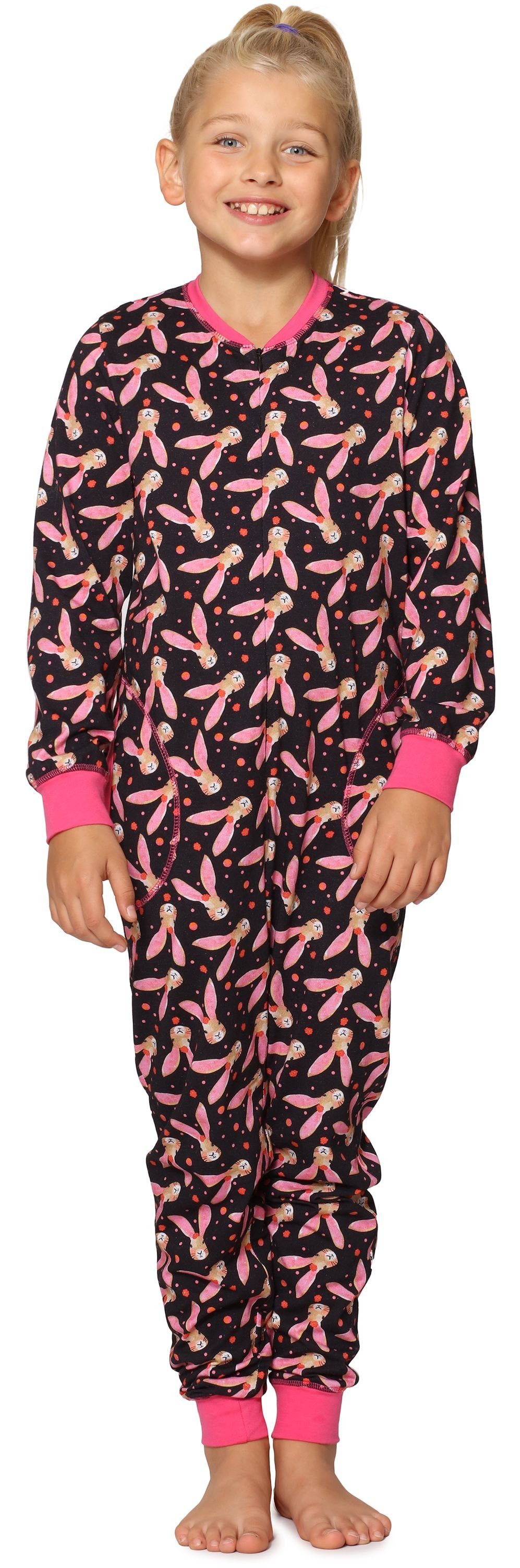 Merry Style Schlafanzug Mädchen Schlafanzug Jumpsuit MS10-186 Rosa Hasen