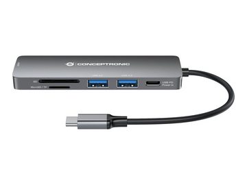 Conceptronic USB-Verteiler CONCEPTRONIC Adapter USB Hub->HDMI,USB-C PD,1x3.0/1x2.0USB