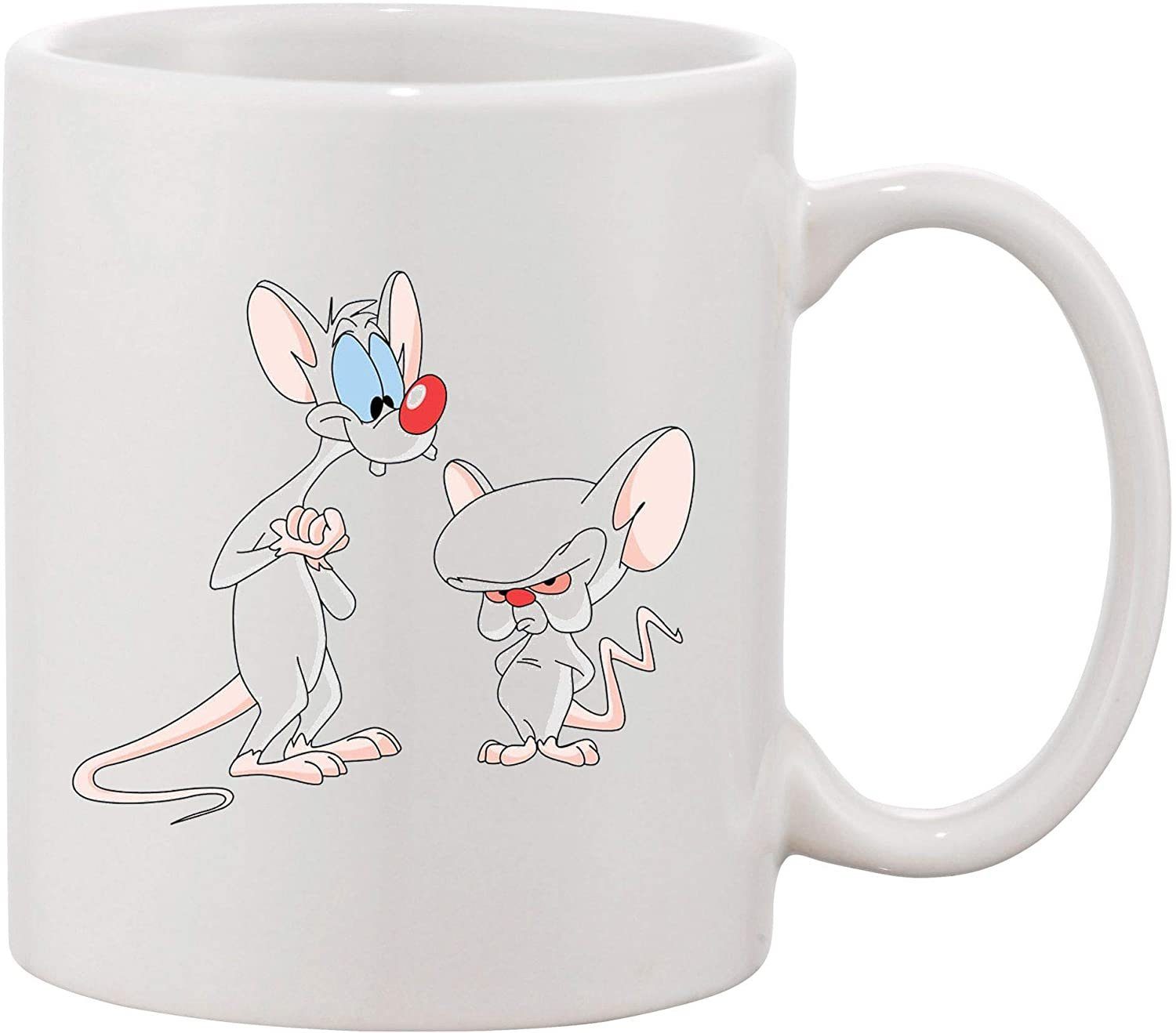 Youth Designz Tasse Brain und Pinky Kaffeetasse Geschenk mit trendigem Logo Print, Keramik