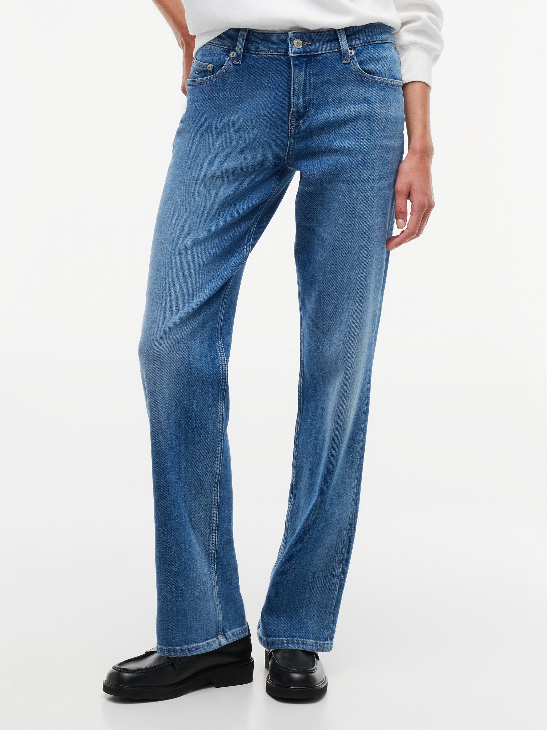 Tommy Jeans Straight-Jeans SOPHIE LOW RISE STRAIGHT DJ5137 Baumwollmischung, straight fit
