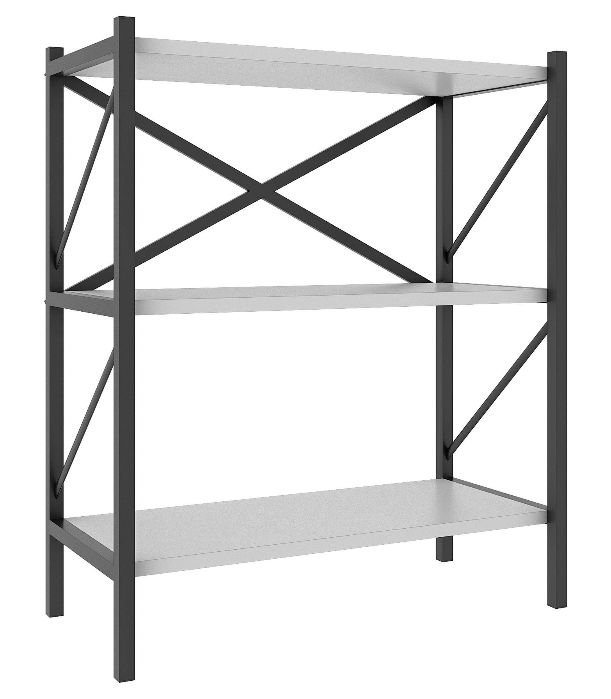 VCM Standregal Holz Metall Stand Regal günstig online kaufen