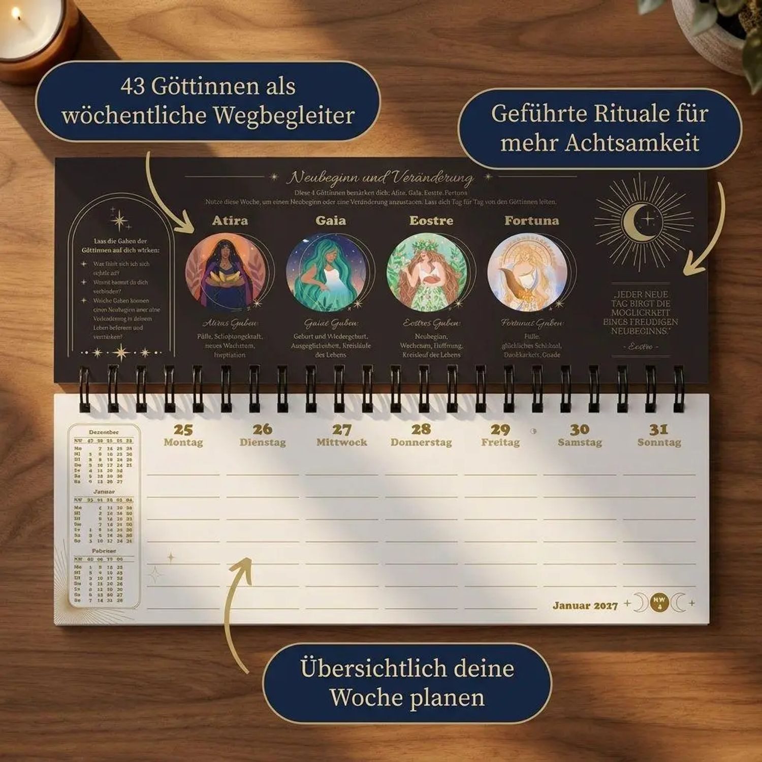 NEUMANN Querkalender Erwecke die Göttin in dir 2027