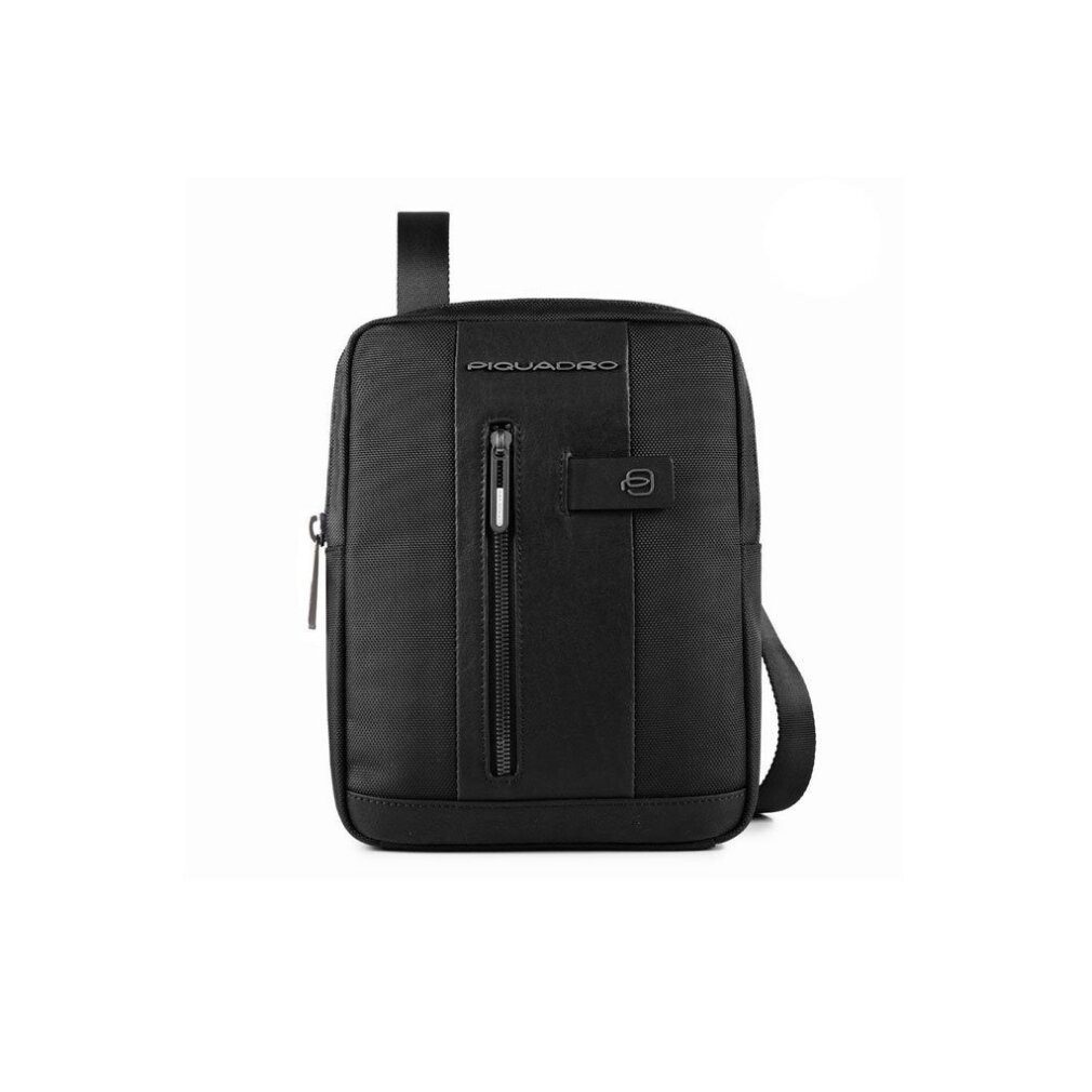 Piquadro Umhängetasche Brief 2 Recycled Fabric Crossbody Bag Schwarz CA1816BR2/N Für Männer