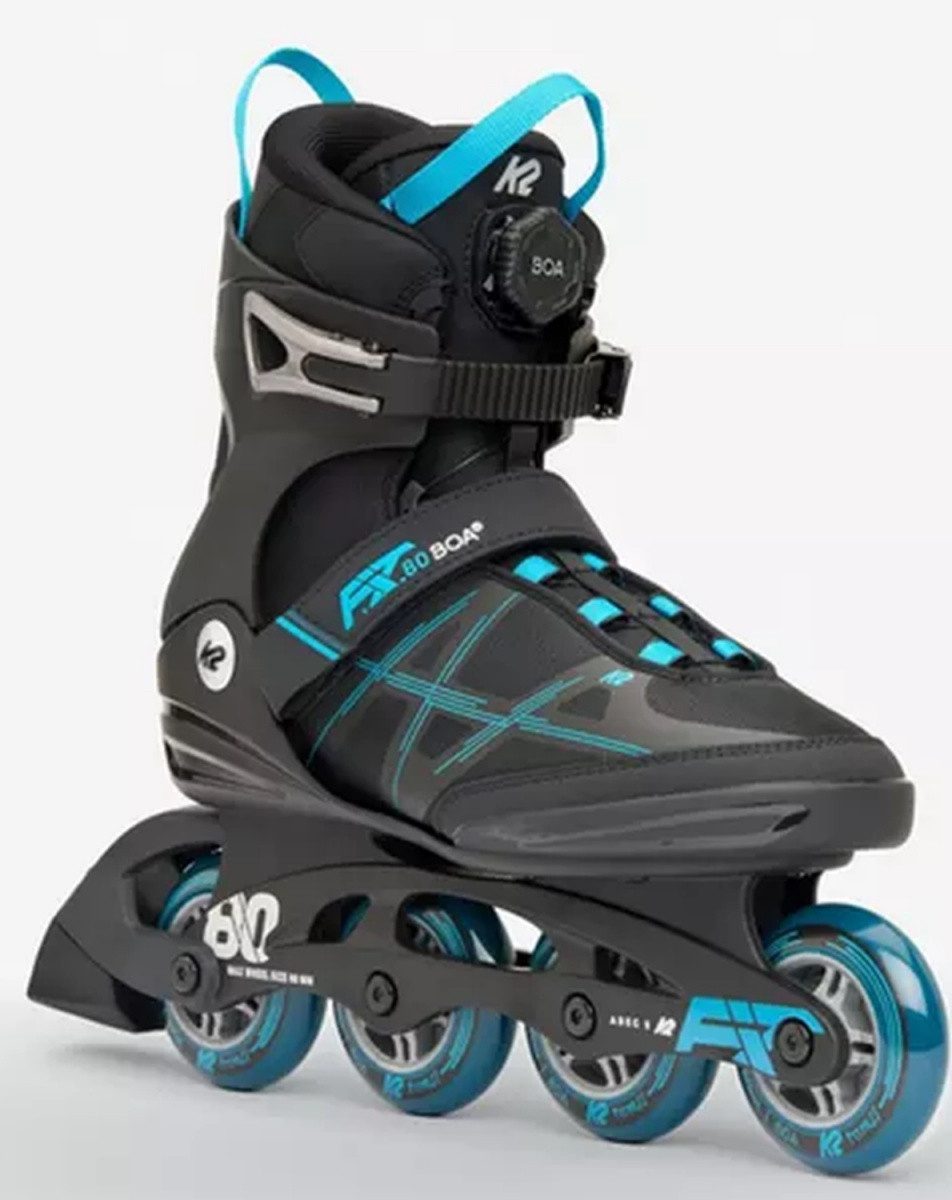 Inlineskates K2 F.I.T. 80 Boa Herren Inline Skates Inliner black blue 30H0000