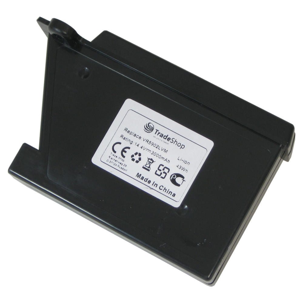 Trade-Shop Akku passend für LG Hom-Bot VR6270LVM VR6270LVMB VR6340LV Staubsauger-Akku Li-Ion 3000 mAh (14,4 V)