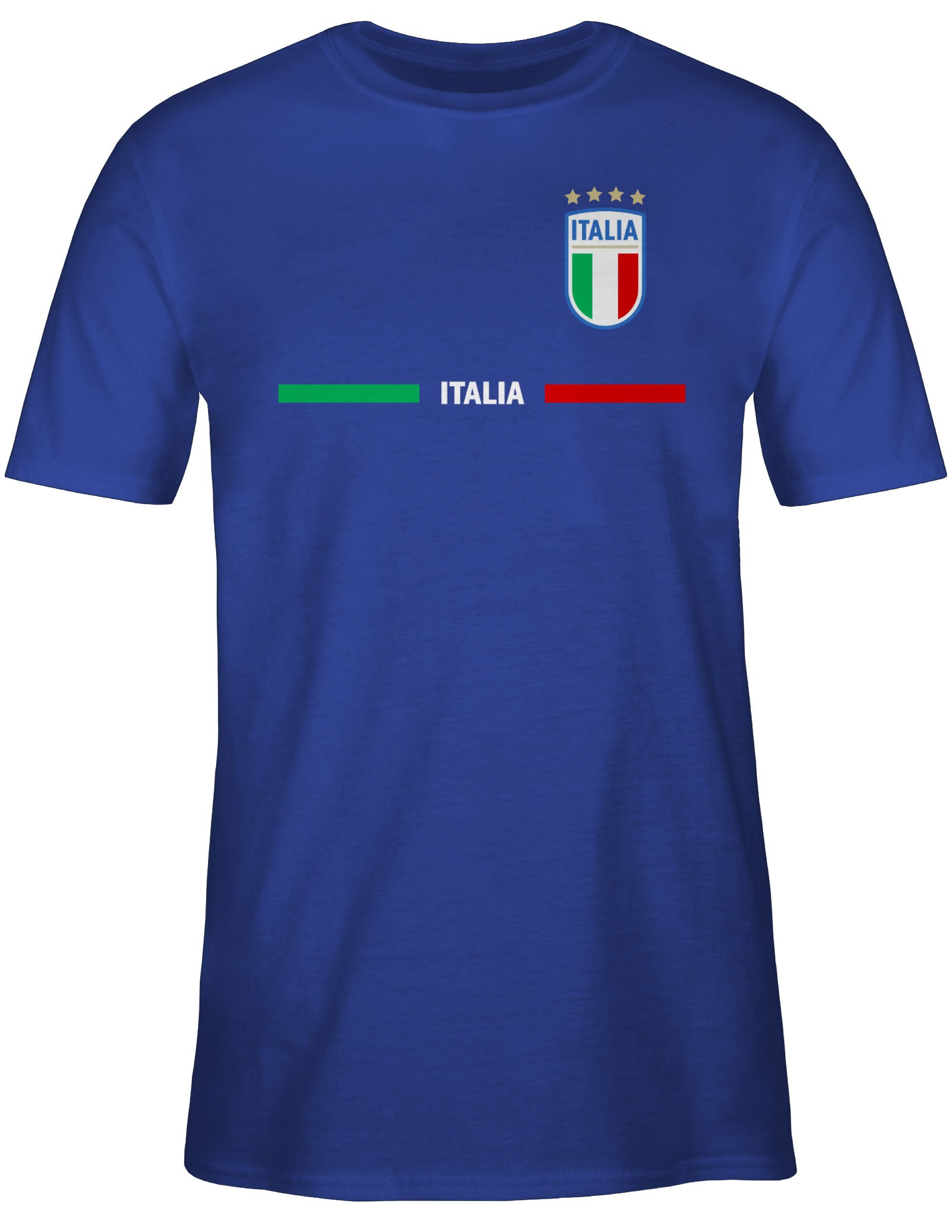 T-Shirt Italien Trikot Wappen, Italia mit Stolz, Italienisches Fan-Motiv