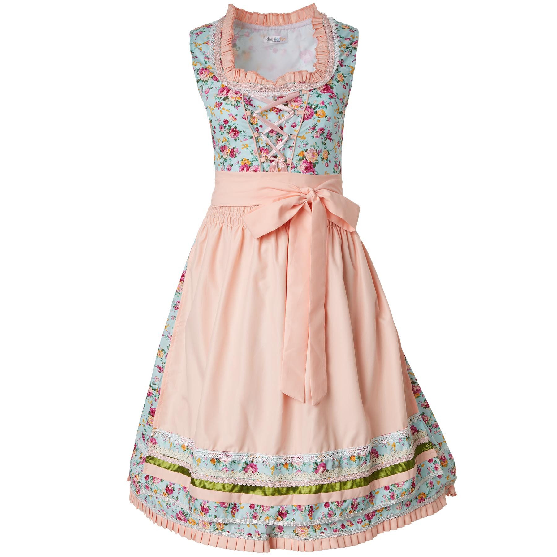 dressforfun Dirndl Frauenkostüm Midi-Dirndl Erding Modell 2 günstig online kaufen