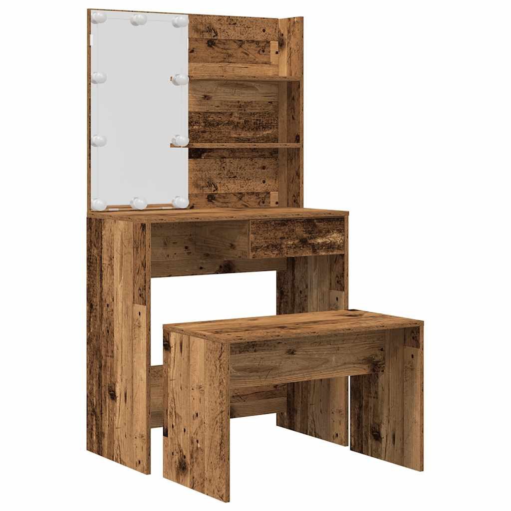 vidaXL Schminktisch 745 x 40 x 141 cm Schminktisch Frisiertisch Beautytisch Frisiertisch S
