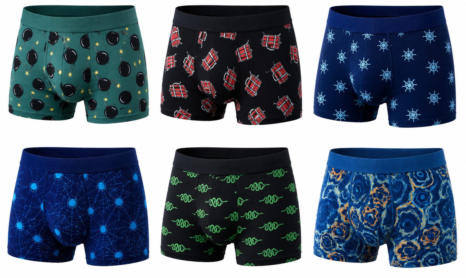 Berrak Boxershorts Herren unterhosen (Packung,Spar-Set, 6-St., 6er-Pack) Premium Qualität -A4480