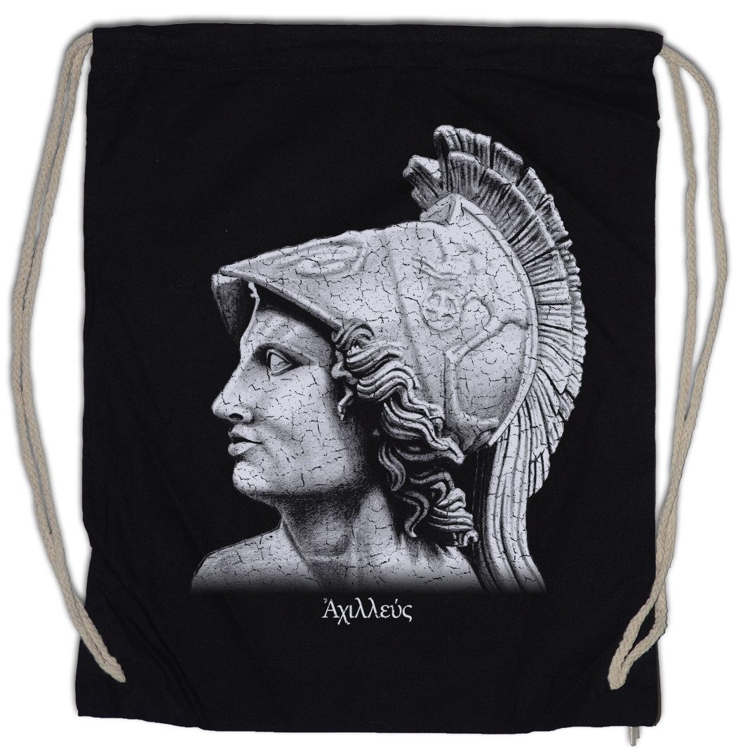 Turnbeutel Achilles Portrait Turnbeutel Mythologie Gott Troja Griechenland Greece