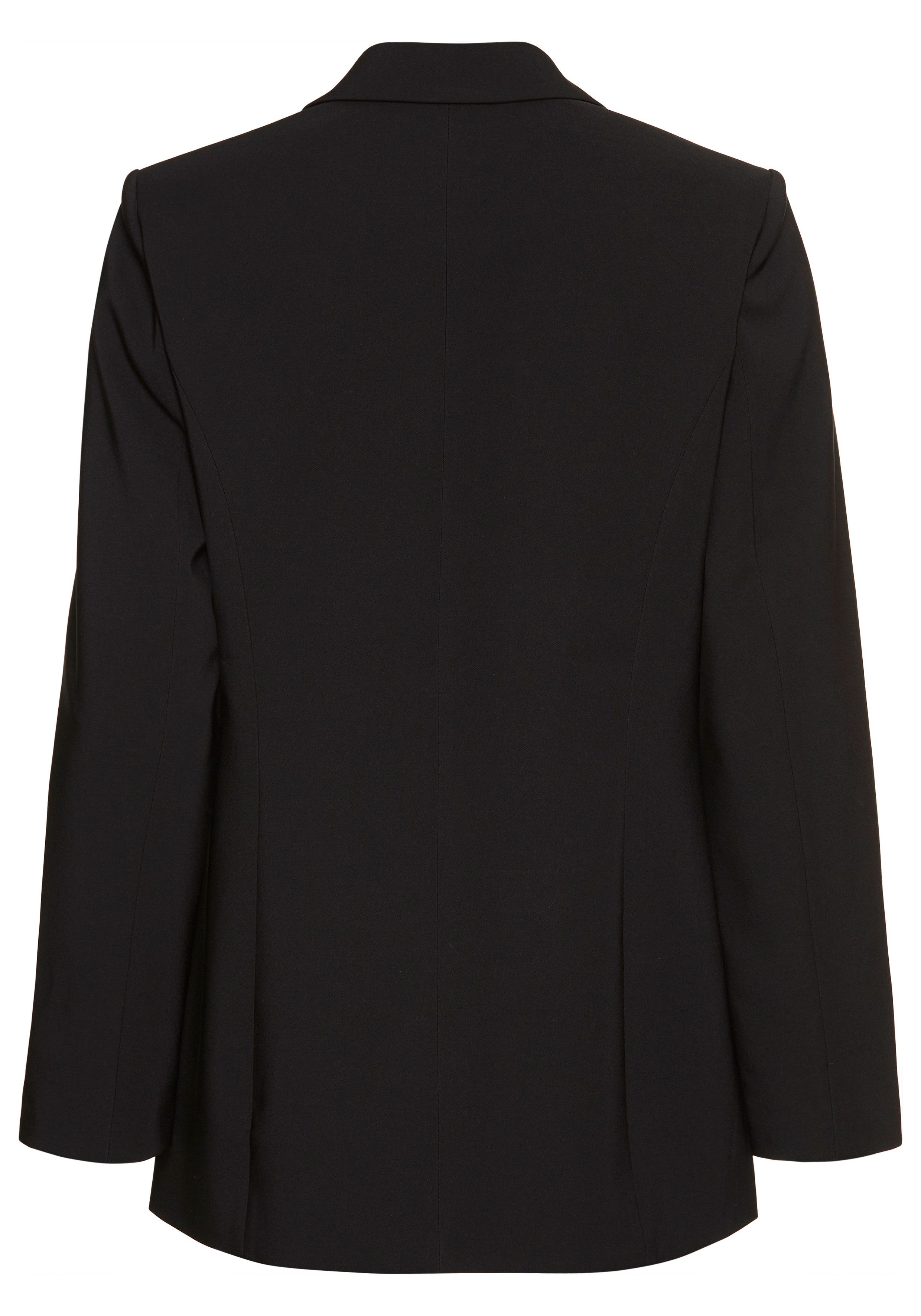 Laura Scott Longblazer mit konstrastfarbigem Innenfutter