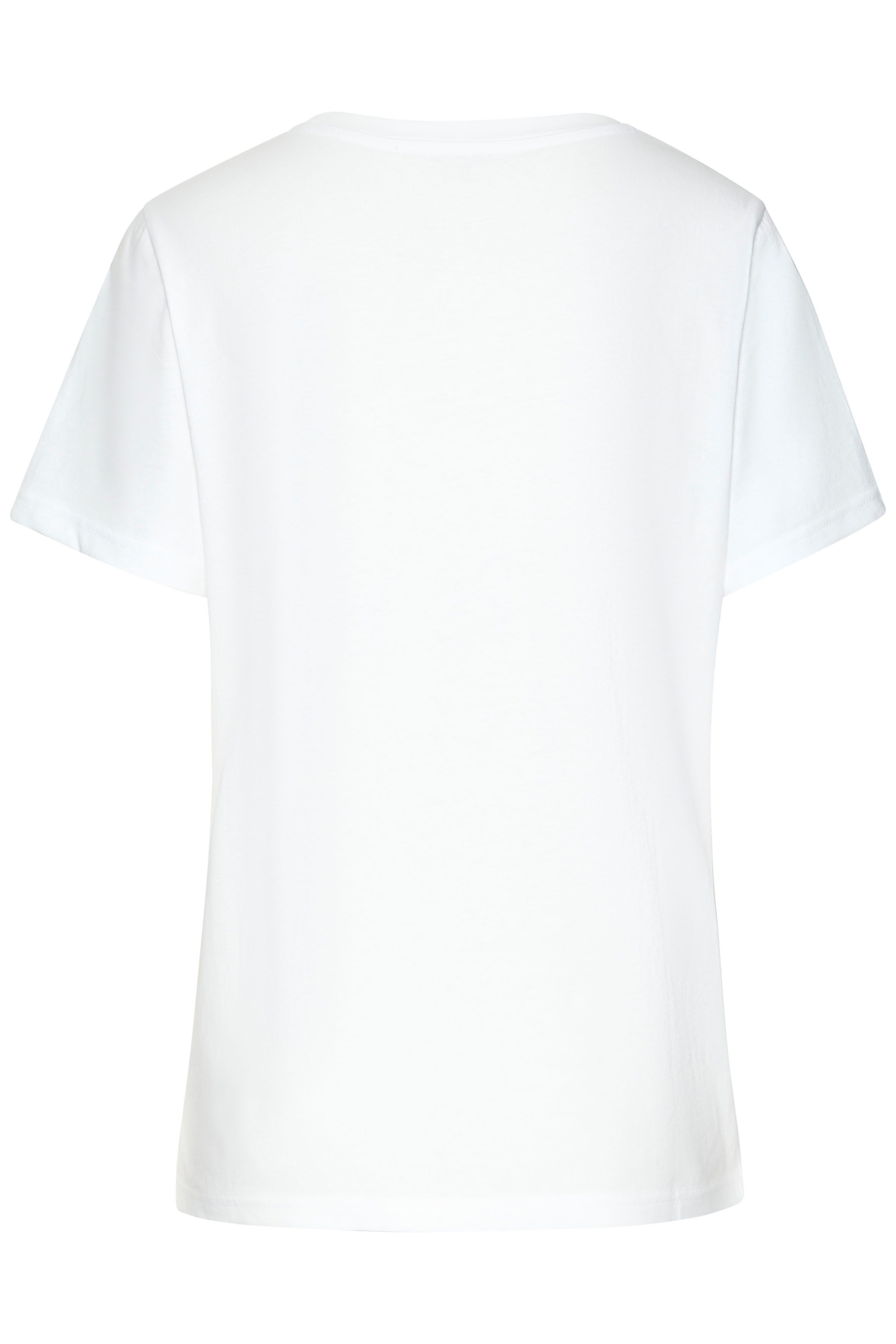 Beachtime T-Shirt mit modischem Schlitz am Saum aus hochwertiger Baumwoll-Qualität