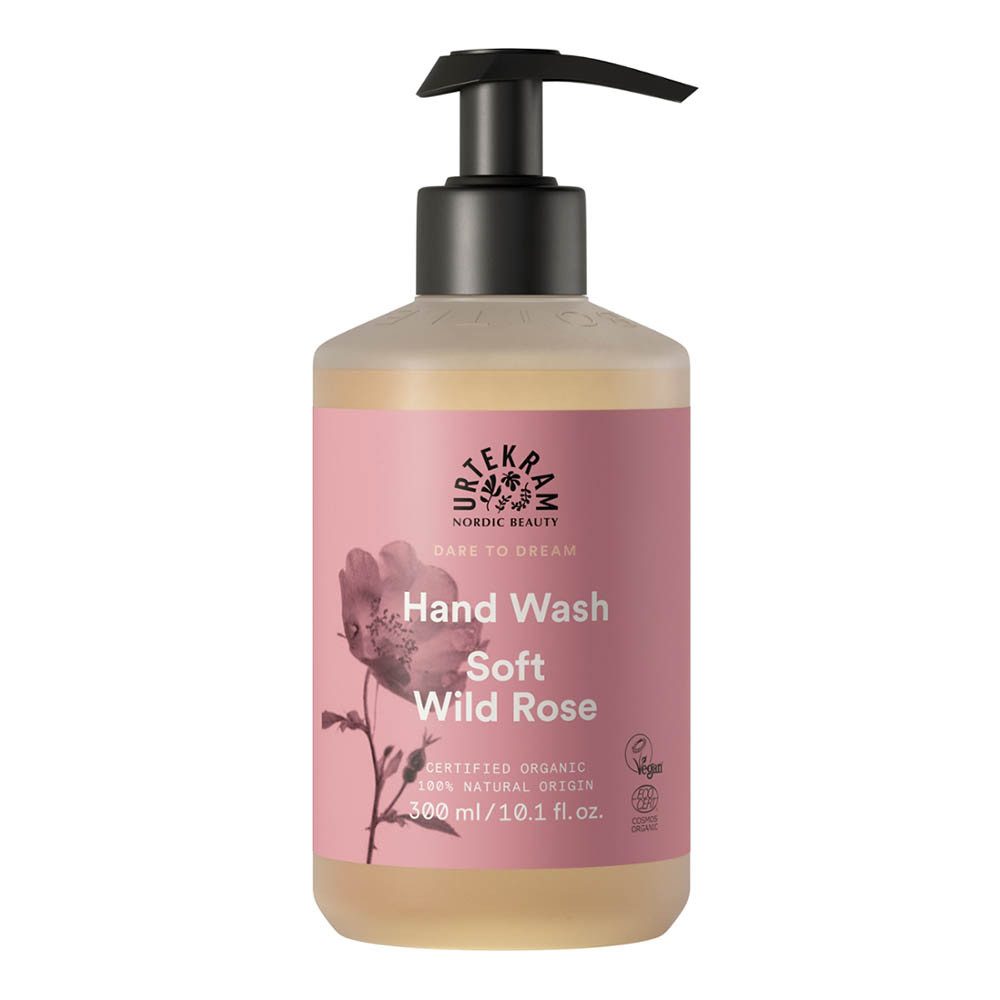 Urtekram Handcreme Soft Wild Rose - Hand Wash 300ml