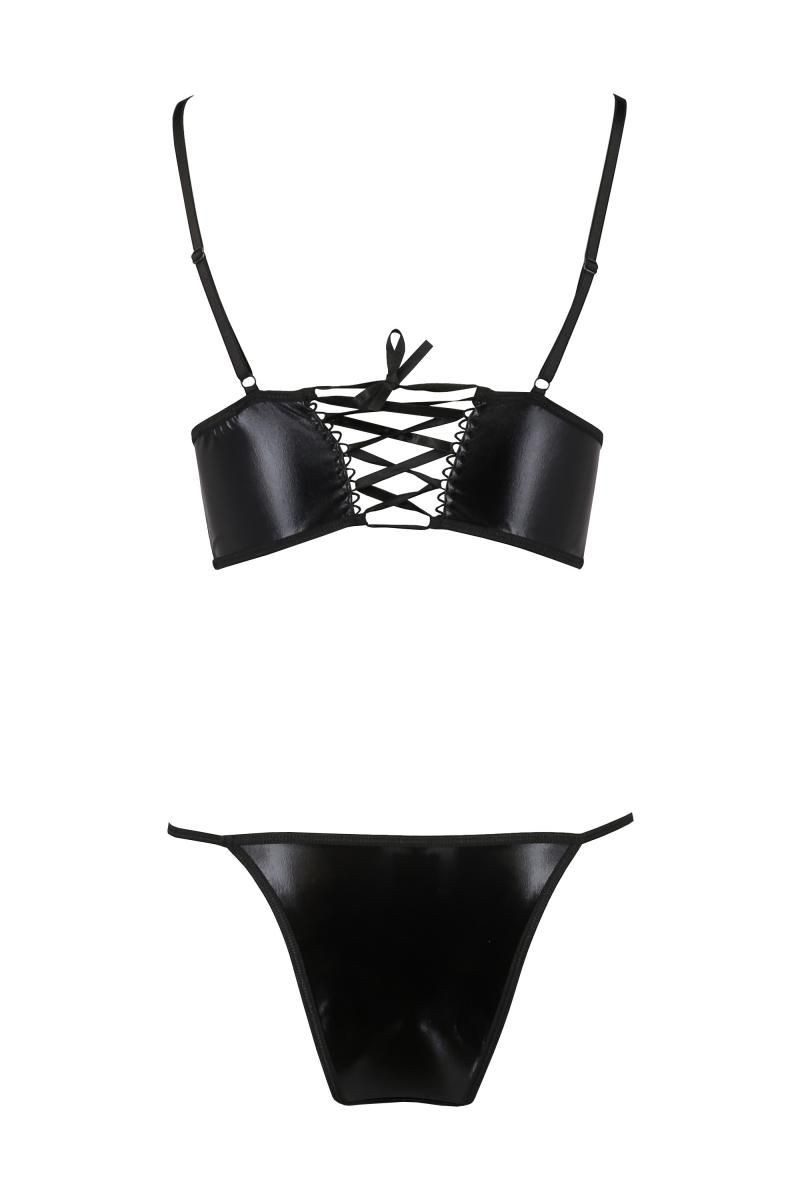 Passion Set: Fullcup-BH Passion - Schwarzes Set PA595548 - (L/XL,S/M,XXL/XXX
