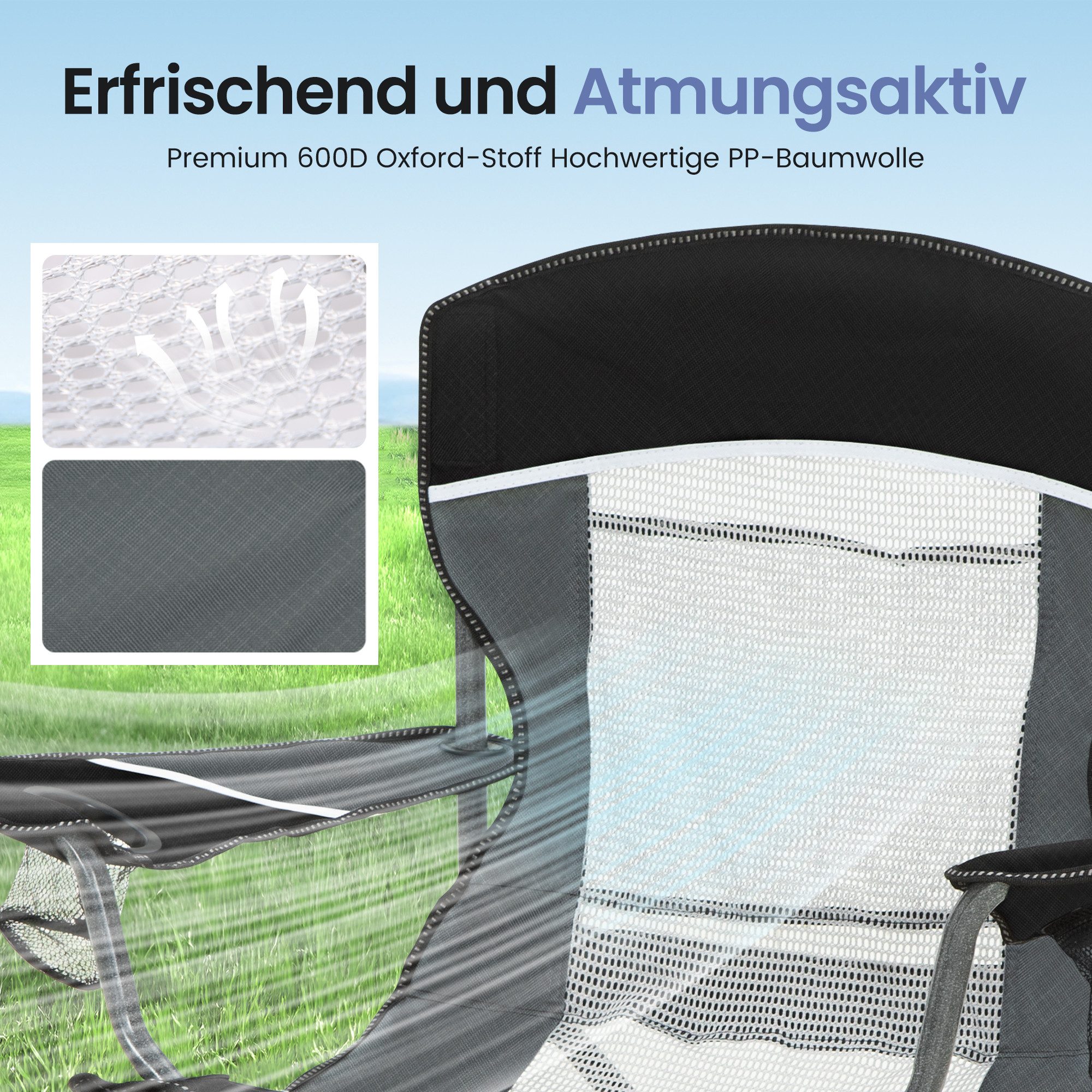 ALPHA CAMP Campingstuhl (Packung), Klappstuhl bis günstig online kaufen