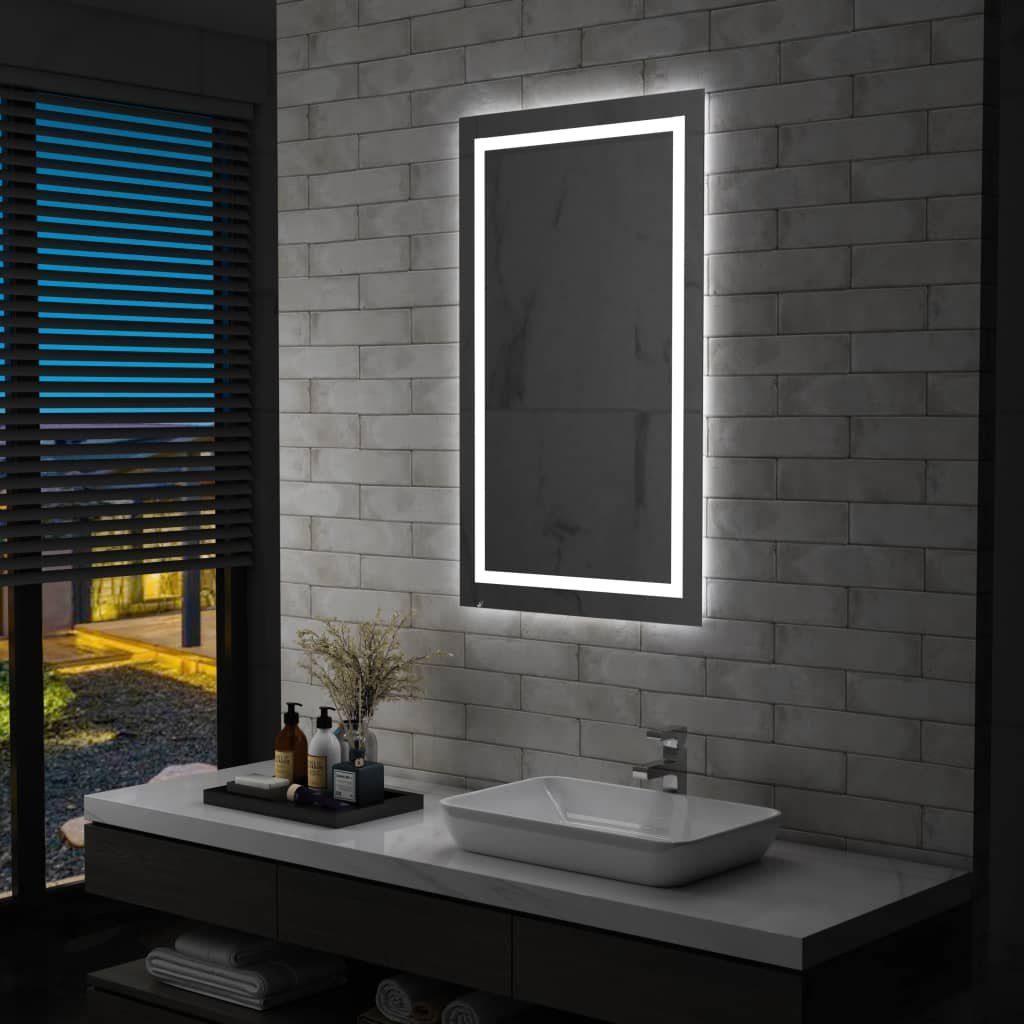 furnicato Wandspiegel LED-Badspiegel mit Berührungssensor 60x100 cm