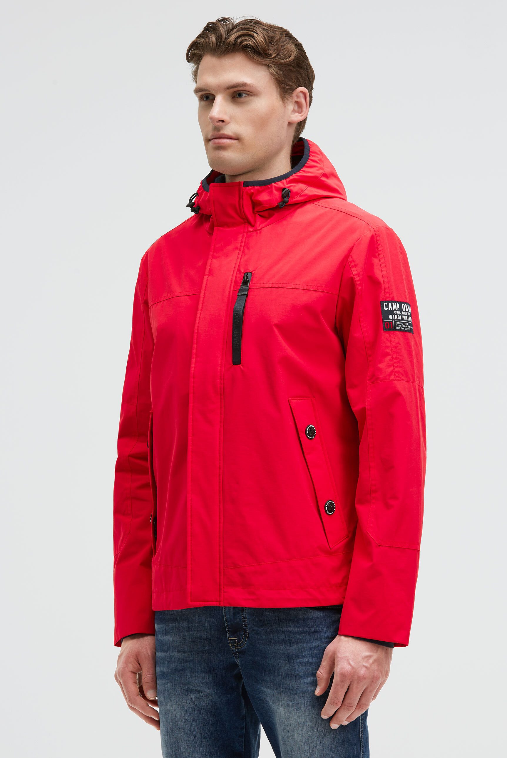 CAMP DAVID Outdoorjacke mit verstellbarem Saum