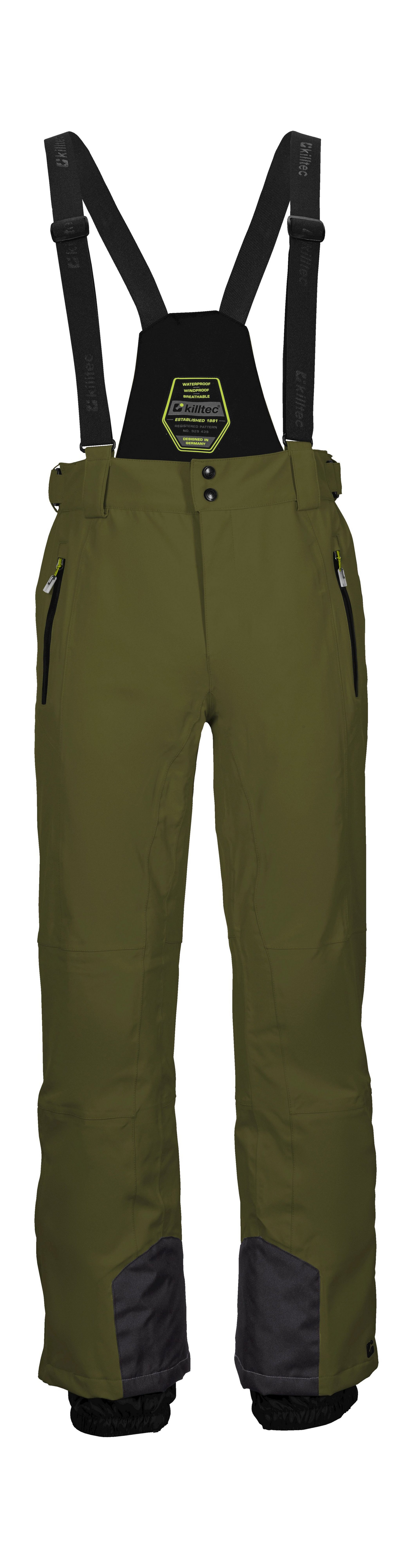 Killtec Skihose Enosh Wasser- und winddicht, atmungsaktiv, verstellbare Taille, Kantenschutz