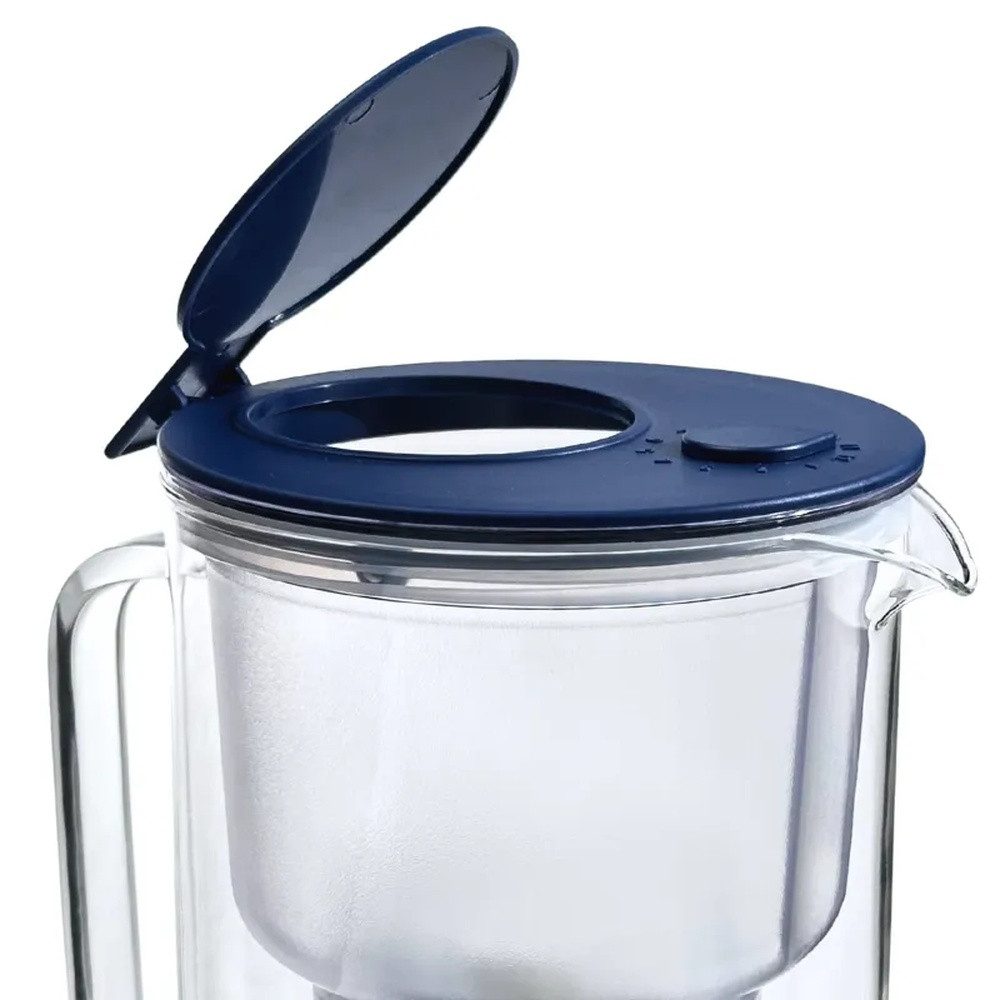 AcalaQuell Wasserfilter Kannenfilter Mira, inkl. 1x Mikroschwamm und 1x Filterkartusche