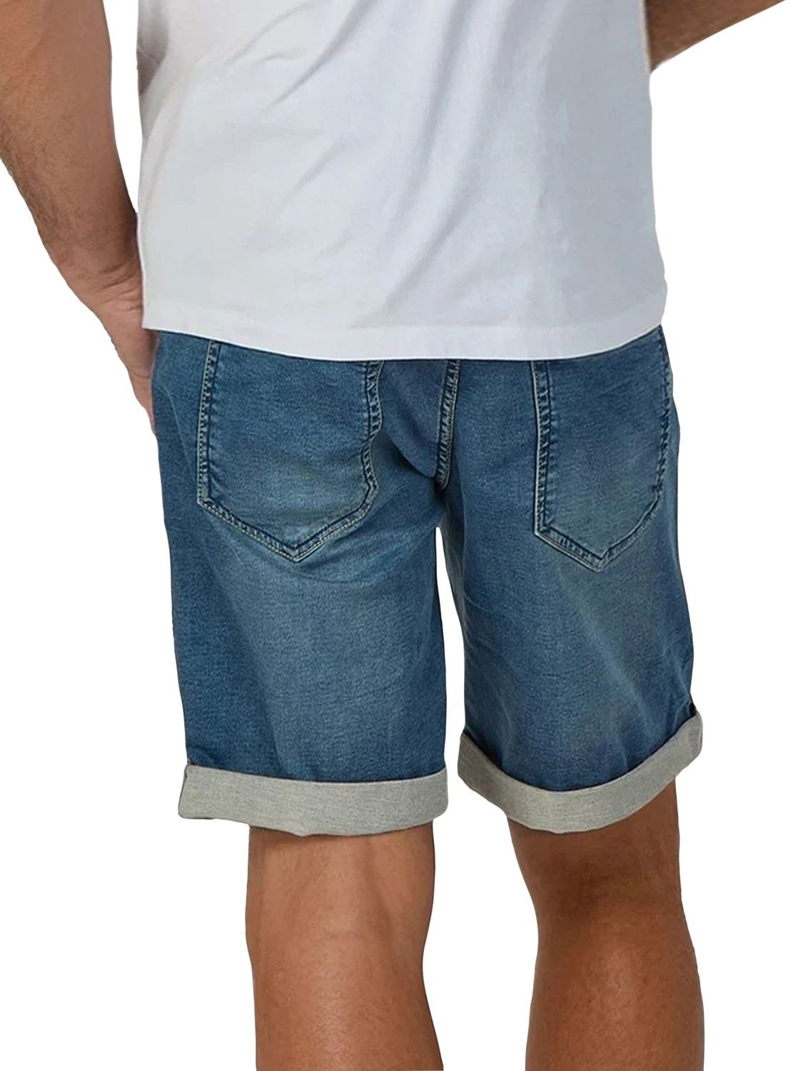 riverso Jeansshorts Herren Shorts RIVPaul Regular Fit Bermudashorts mit Stretch