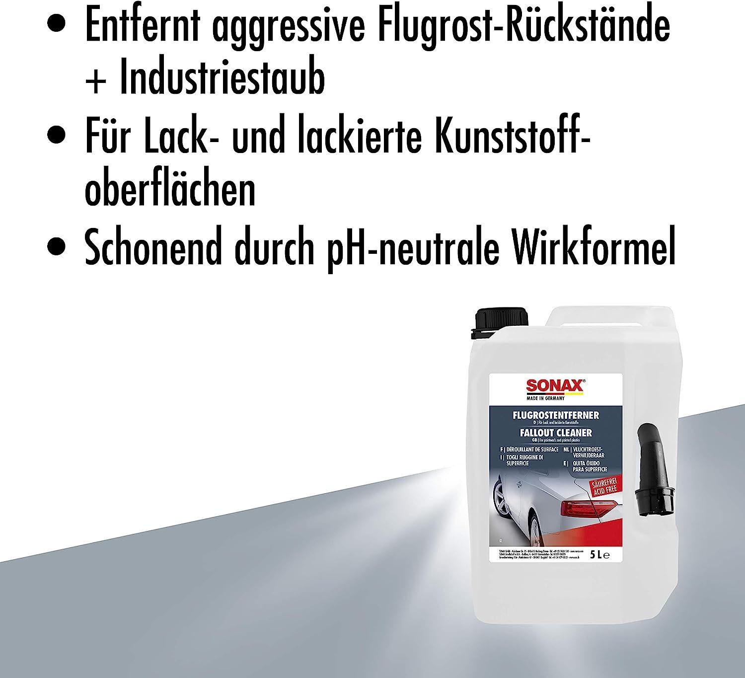 Sonax SONAX FlugrostEntferner säurefrei 5 L Lackpolitur