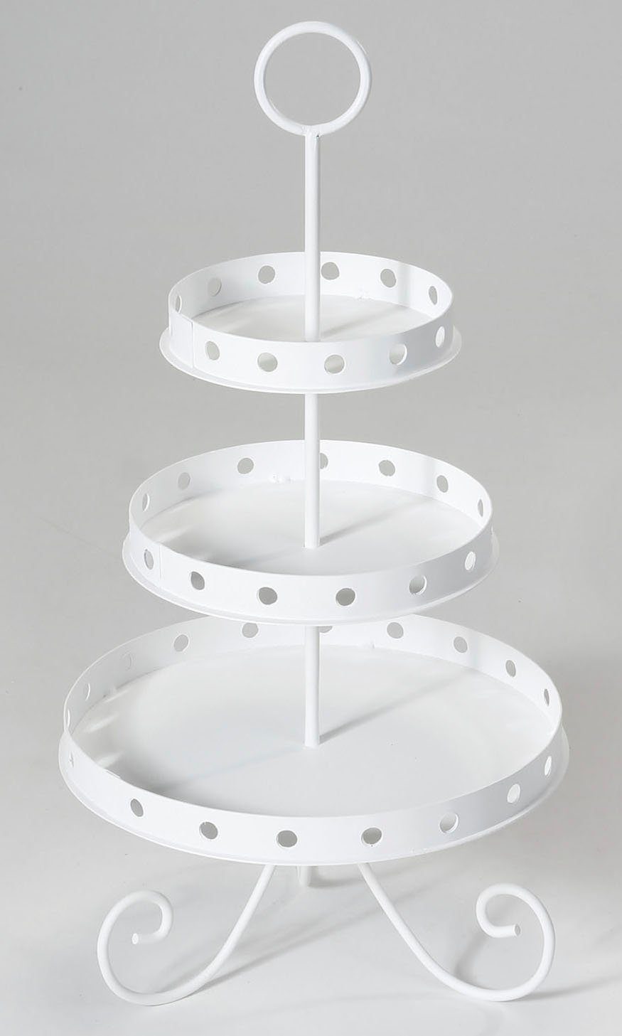 CHRISTMAS GOODS by Inge Dekoetagere Weihnachtsdeko mit 3 Etagen, Höhe 55 cm (1 St), Etagere aus Metall