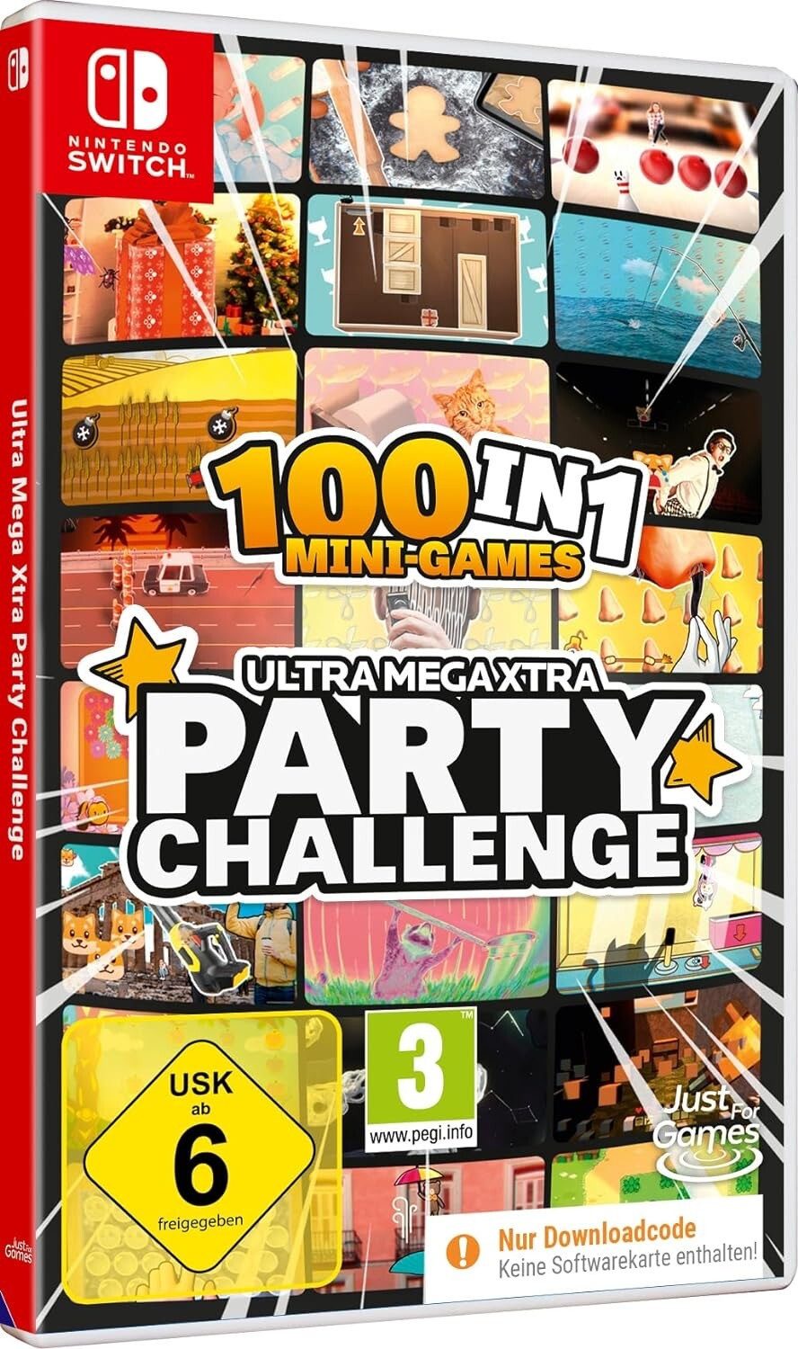 100 in 1 MiniGames - Ultra Party Challenge -Code in a Box -Nintendo (Code in a Box), Nintendo Switch