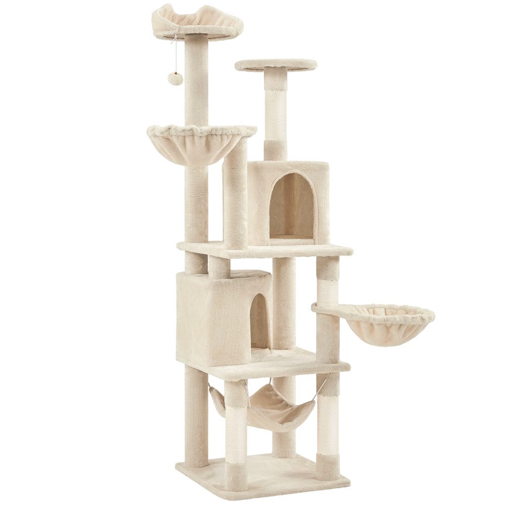 Yaheetech Kratzbaum, XXL Katzenkratzbaum 175 cm deckenhoch günstig online kaufen