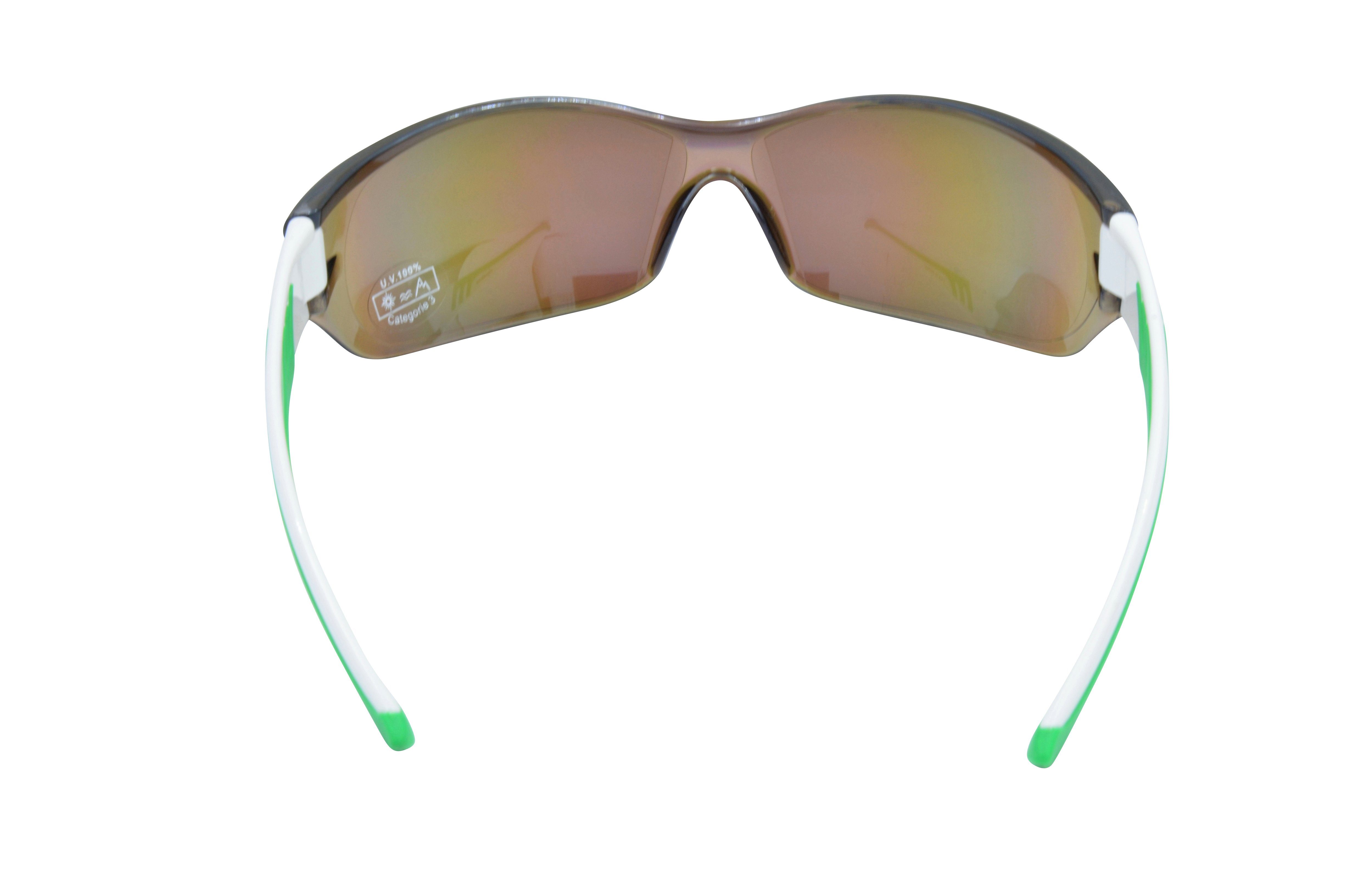 Gamswild Sportbrille WS8232 Fahrradbrille weiß Unisex, Damen Skibrille Sportbrille Sonnenbrille blau, Herren schwarz