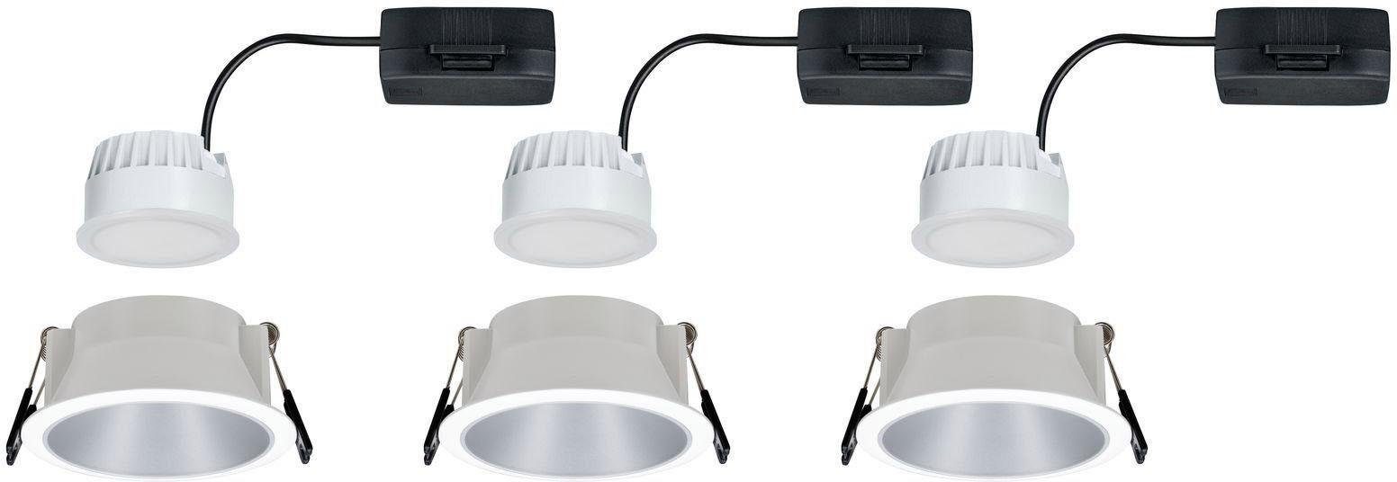 Paulmann LED-Einbauspot Nova Coin 3er chrom rund dimmbar günstig online kaufen