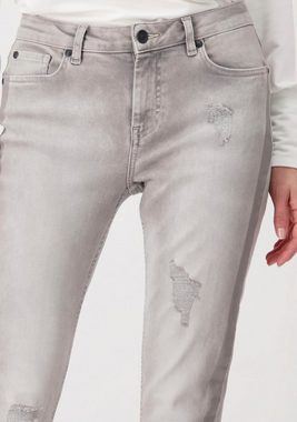 Monari Röhrenjeans im destroyed Look