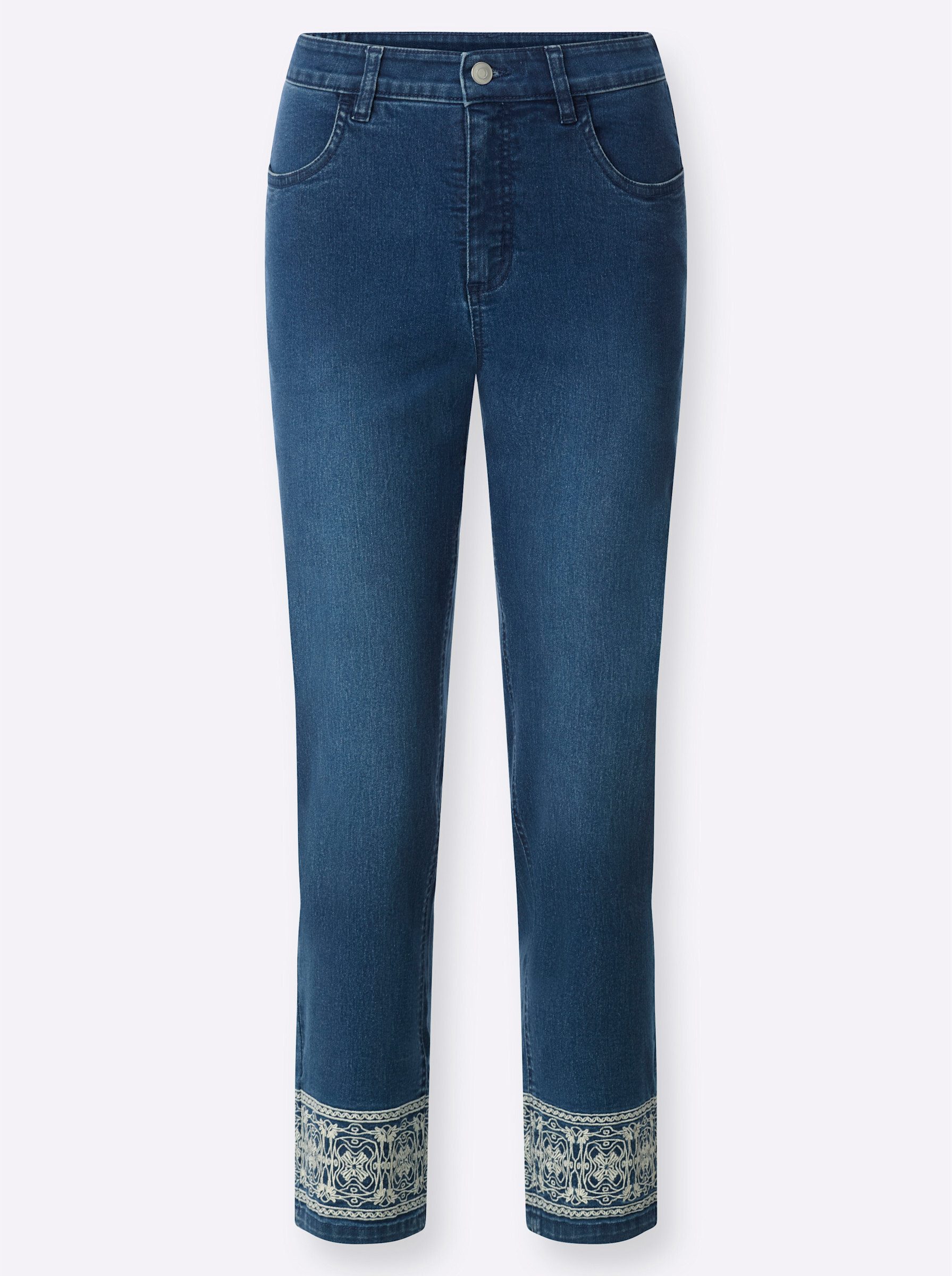 Sieh an! Bequeme Jeans 7/8-Jeans komfortabel – Bild 3 von 5