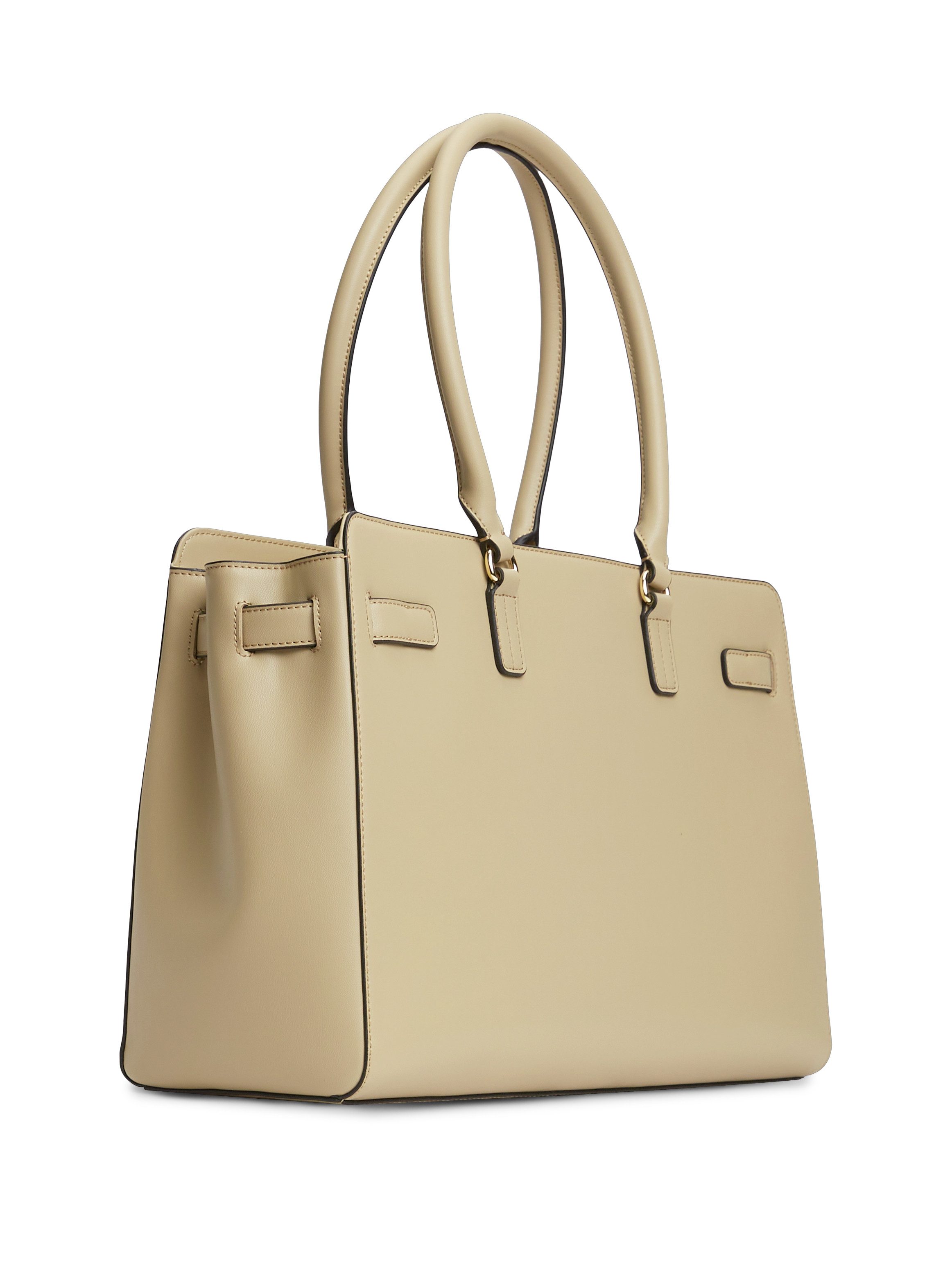 Tommy Hilfiger Handtasche TH JOY TOTE, Damen Schultertasche mit modischen Durchzügen