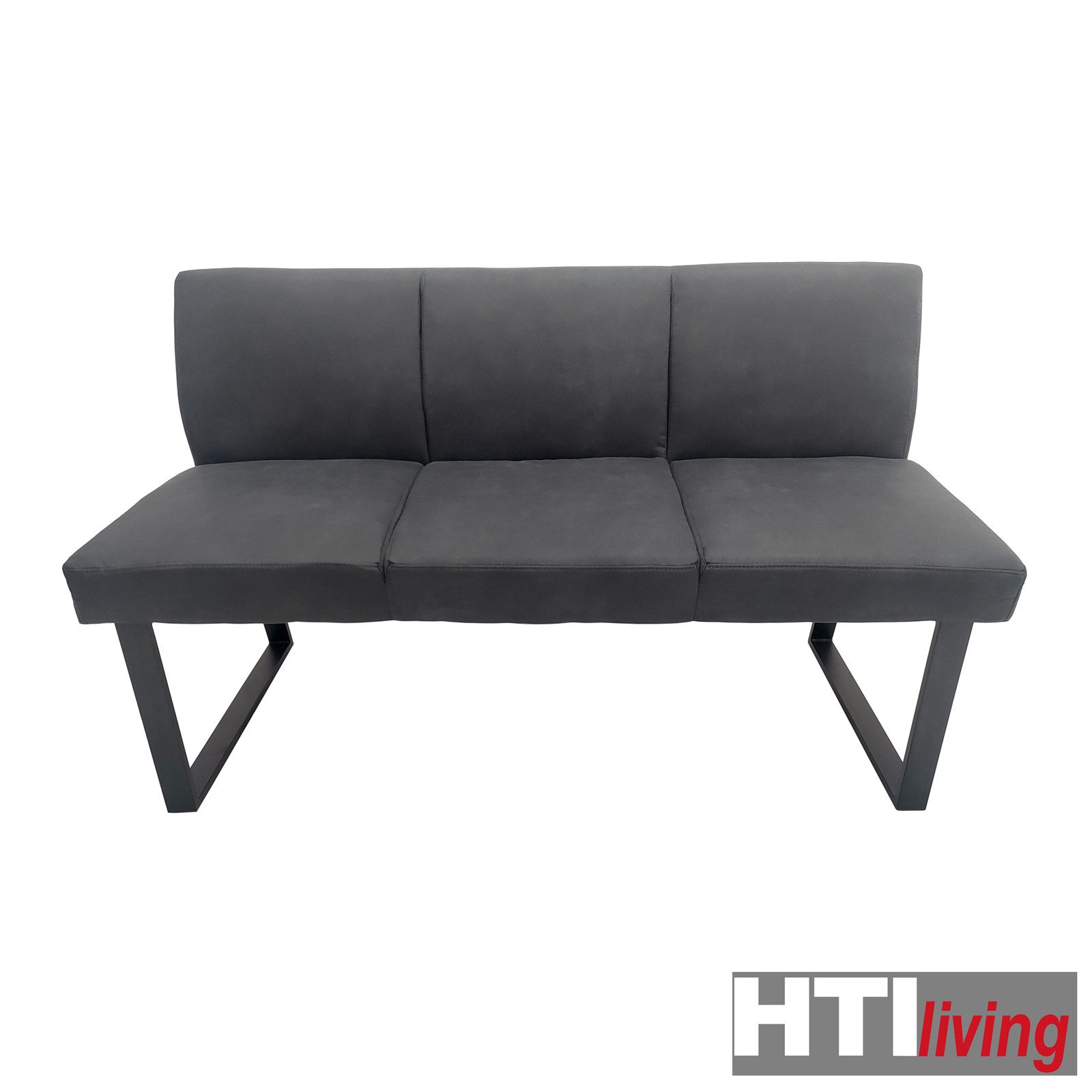 HTI-Living Polsterbank Sitzbank Vemal Schwarz (Stück, 1-St., 1 Sitzbank), Polsterbank Esszimmerbank