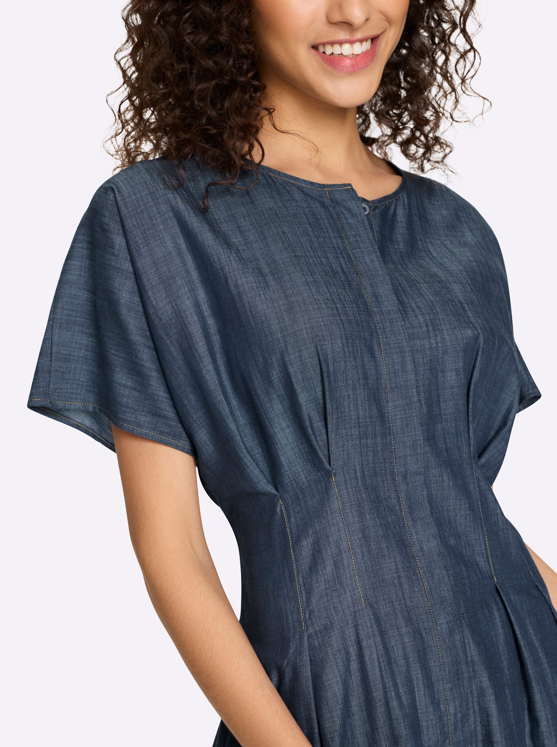 heine Etuikleid Kleid Kurzarm