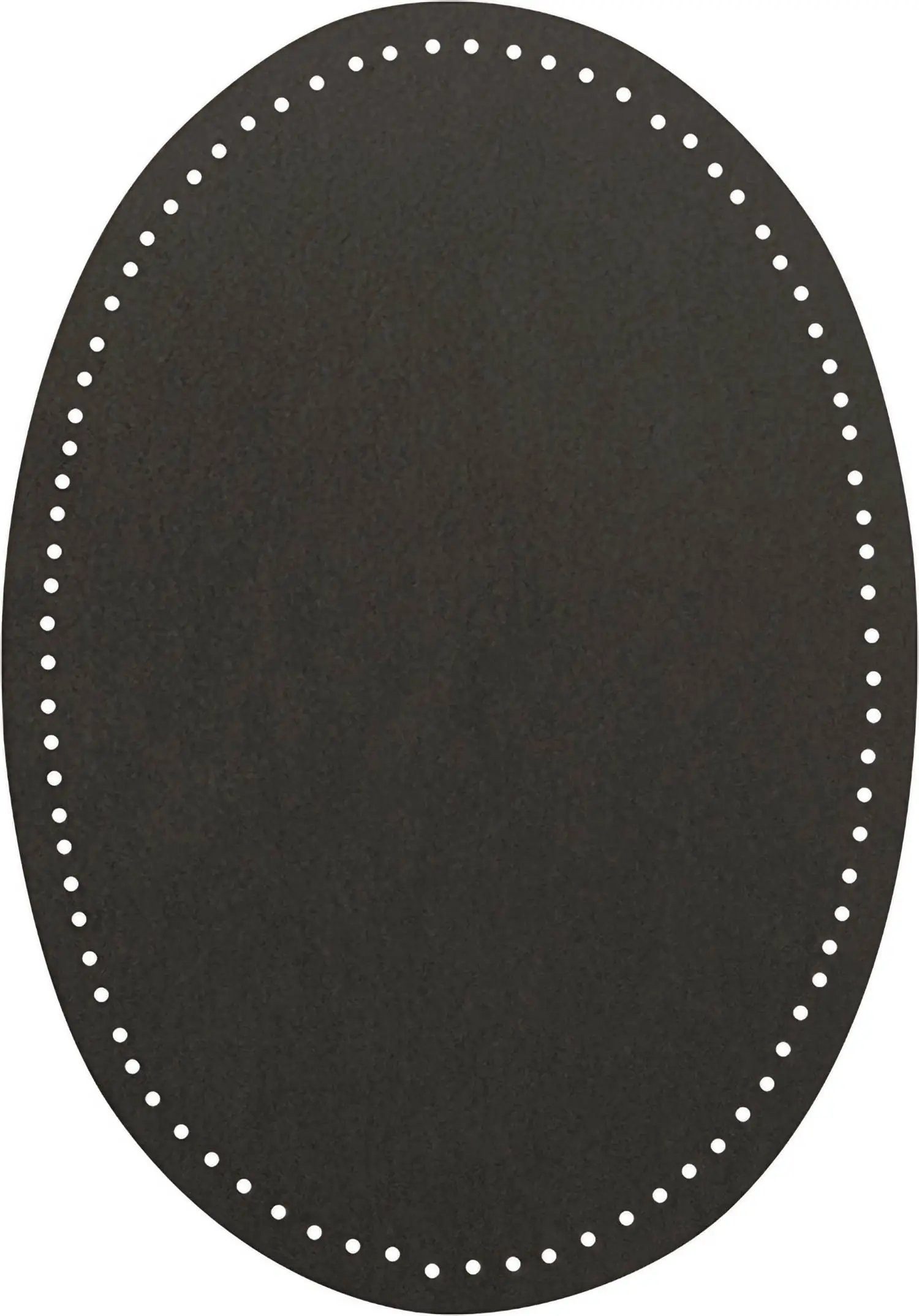 Stofferia Stoff Wildlederimitat 14x9,5 cm Veno grau, Meterware