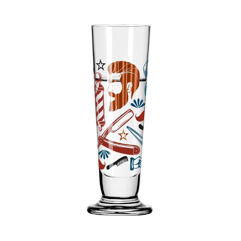 Schnapsglas Ritzenhoff Heldenfest Schnaps #11 R. Buss H22