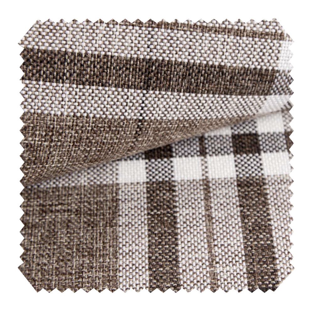 novely® Stoff Abverkauf LONDON Polsterstoff im British Style - Karierter Möbelstoff, Robust, Abriebfest, Pflegeleicht, Meterware, 1lfm