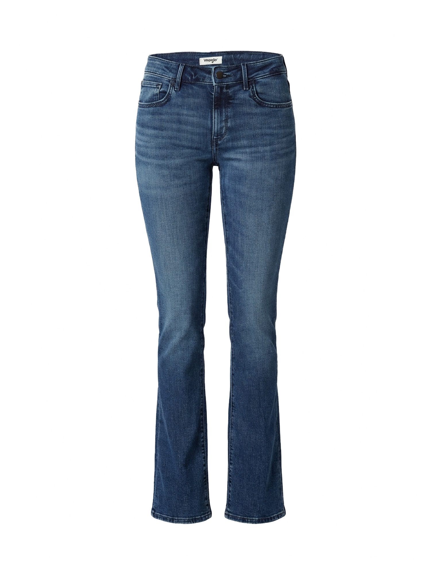 Wrangler Bootcut-Jeans Supersoft & Superstretch - BOOTCUT SHADOW DAZE - Länge:32 Slim Fit, mittlere Leibhöhe