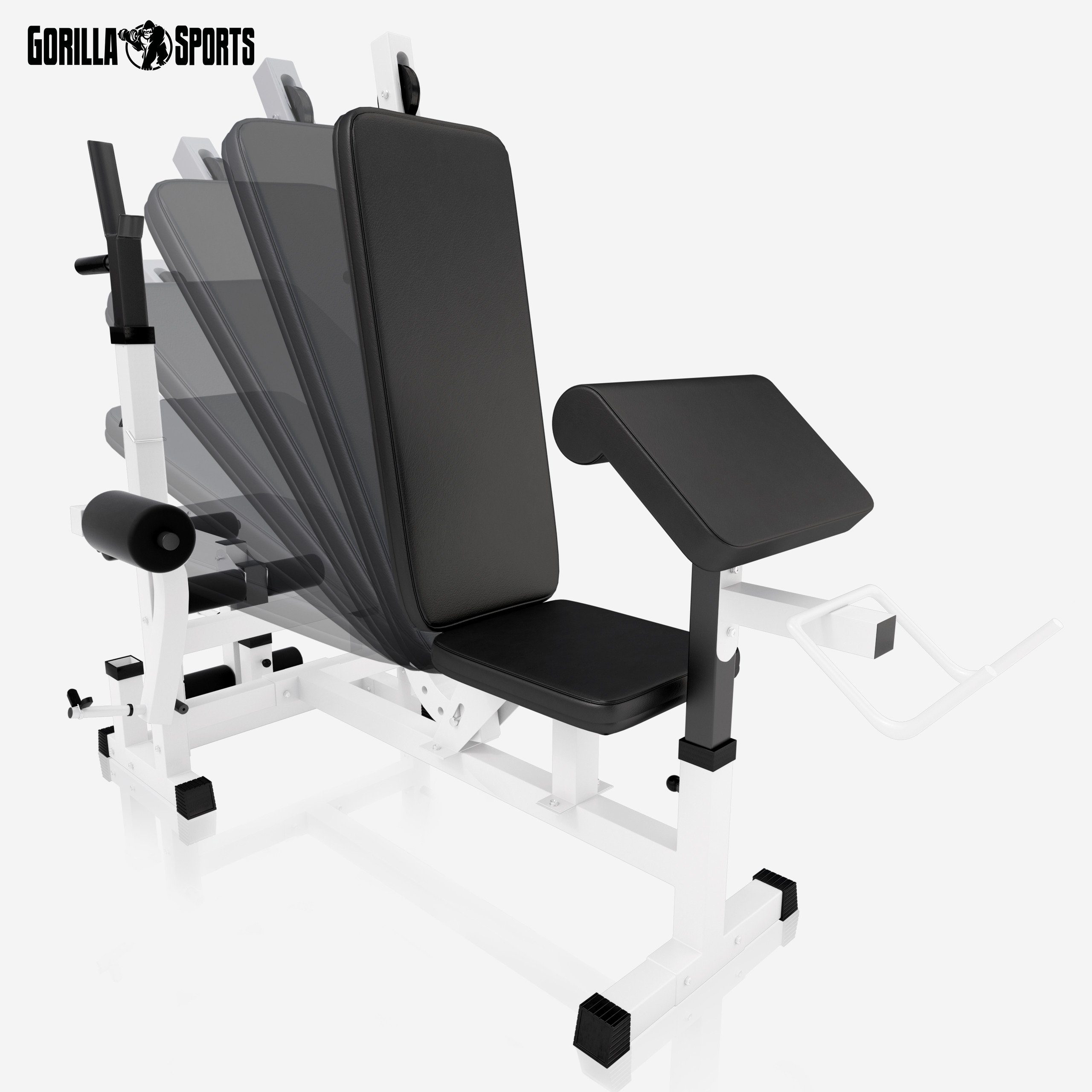 GORILLA SPORTS Kraftstation Kraftstation Universal inkl. Kunststoff Set, (27-tlg) – Bild 5 von 5