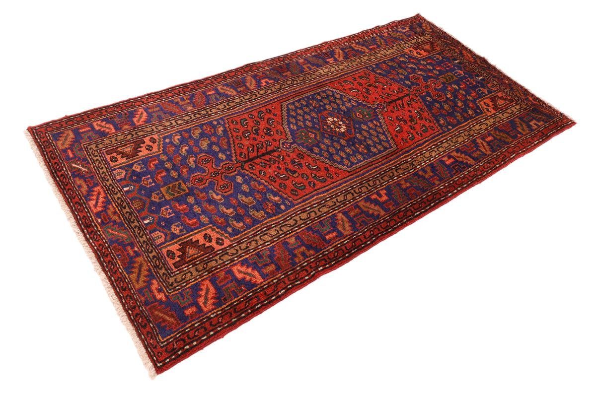 rechteckig, Perserteppich / Orientteppich Nain Höhe: Orientteppich mm 10 104x206 Khamseh Handgeknüpfter Trading, Läufer,