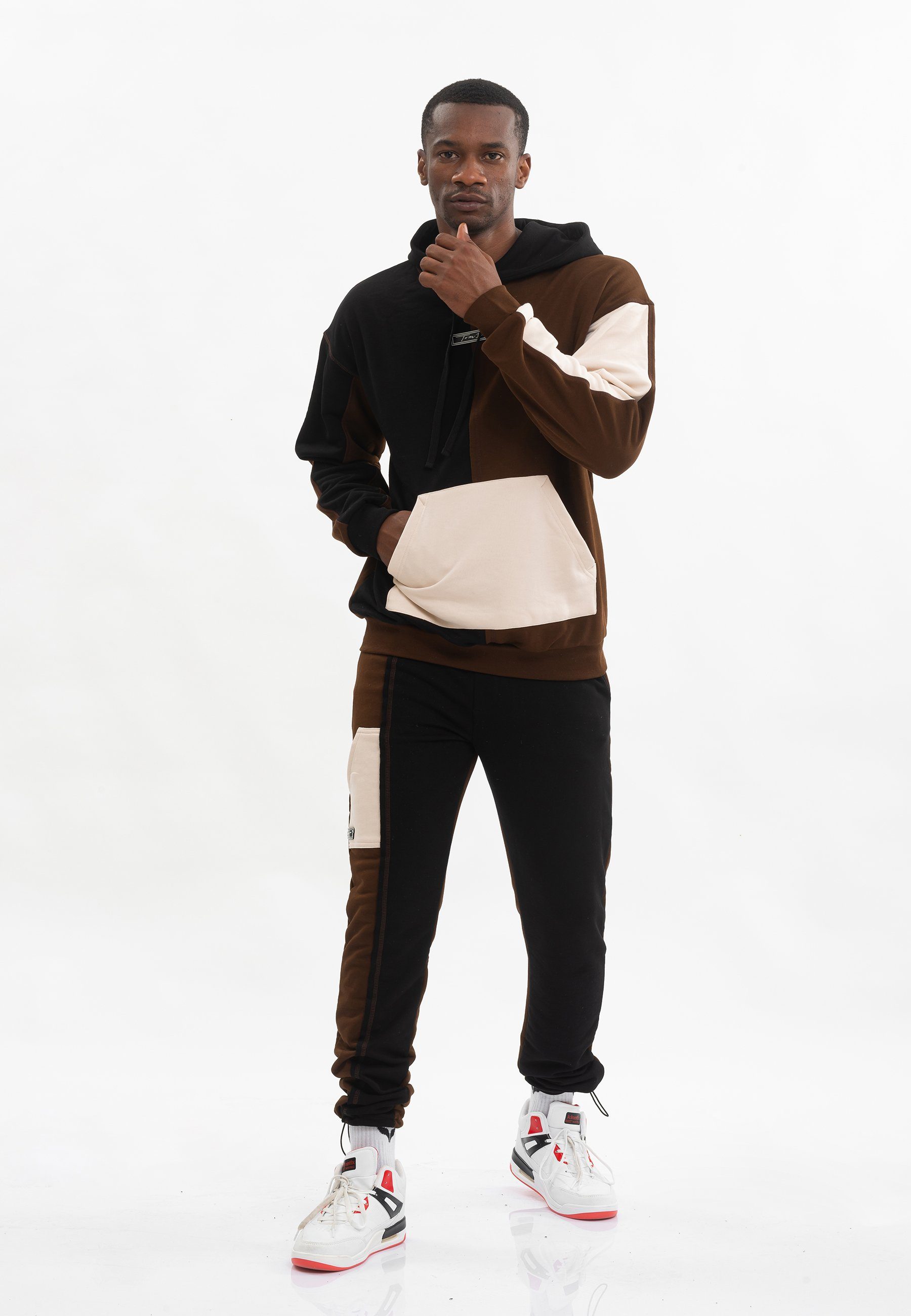 Tom Barron Sportanzug Colorblock Sporty Hoodie günstig online kaufen