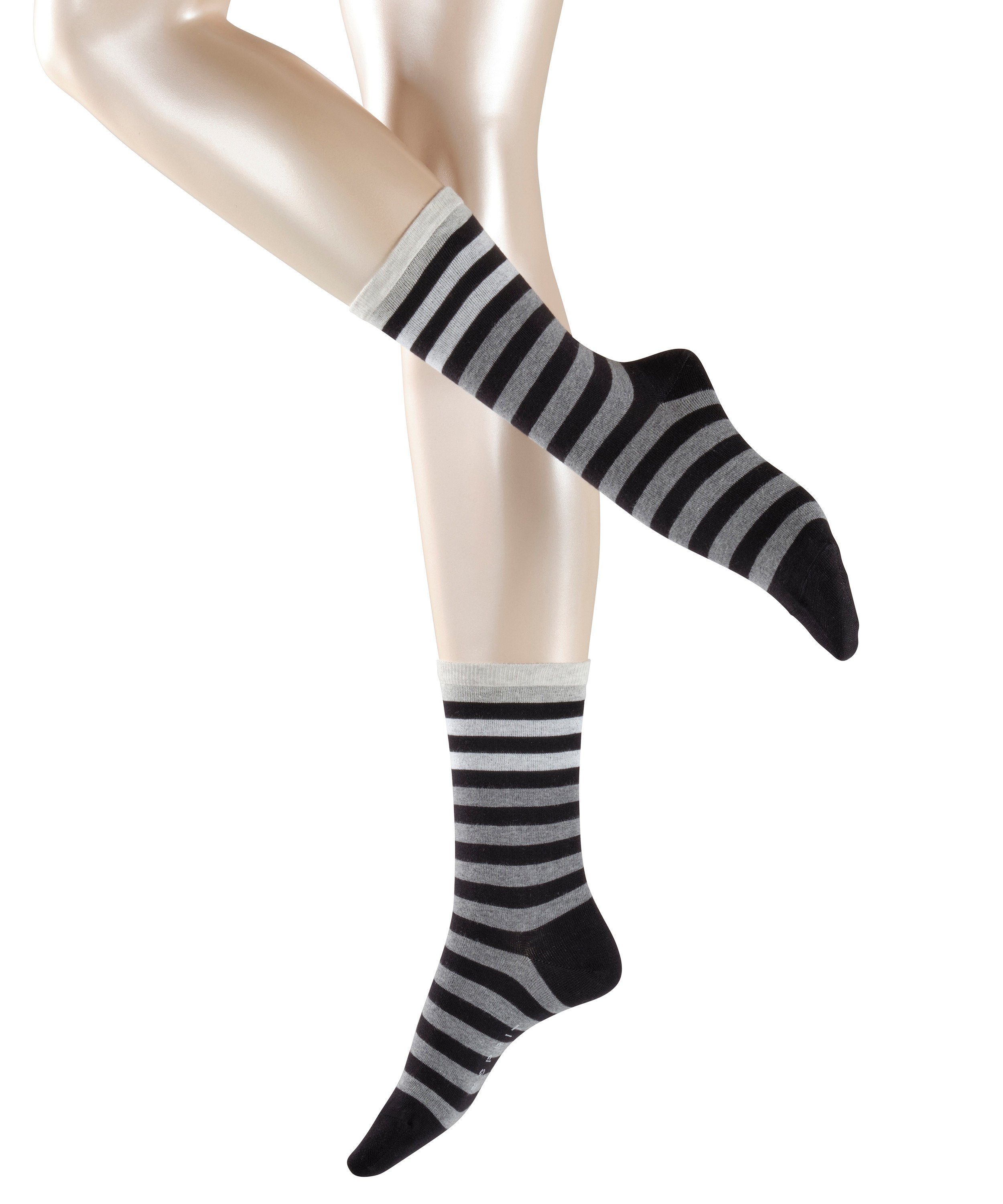 Esprit Socken Multicolour Stripe (1-Paar) mit Komfort-Bündchen