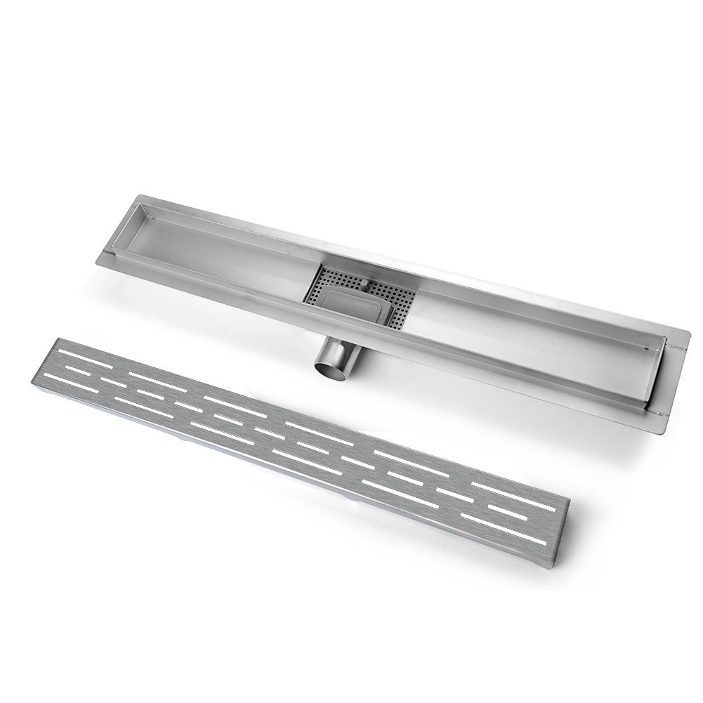 euroharry Duschrinne Duschrinne Edelstahl Bodenablauf Duschablauf Flach Slim Befliesbar – Bild 2 von 5