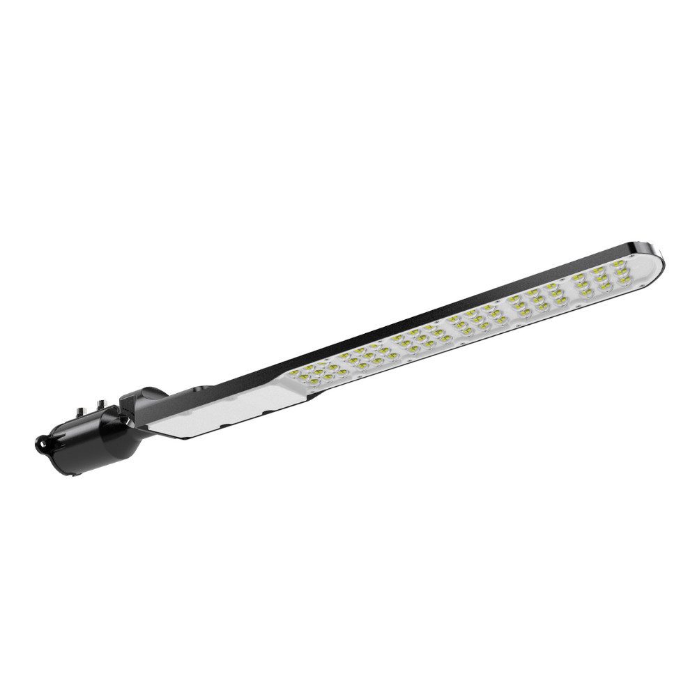 LUXULA LED Flutlichtstrahler LUXULA LED Straßenleuchte 150 W 5000 K Neutralweiß Schwarz, LED fest integriert, Neutralweiß