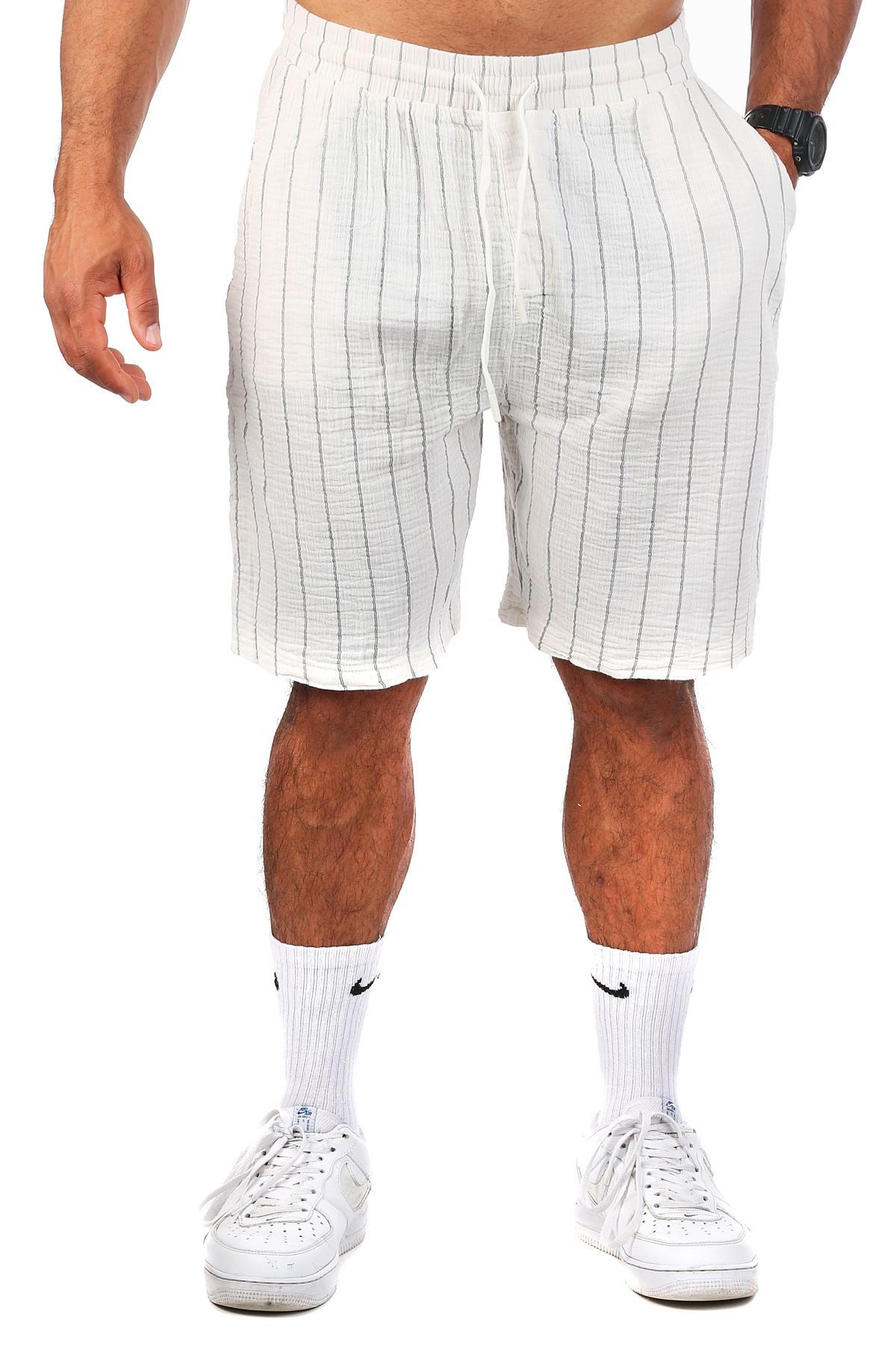 CARISMA Shorts Herren Musselin kurze Strand Hose trendig angenehm luftig le günstig online kaufen