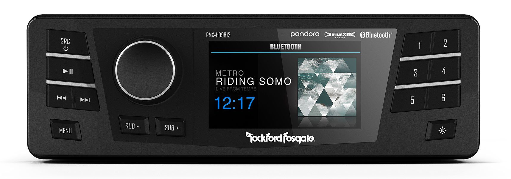 Rockford Fosgate Multi Media Radio Headunit für Harley-Davidson Autoradio