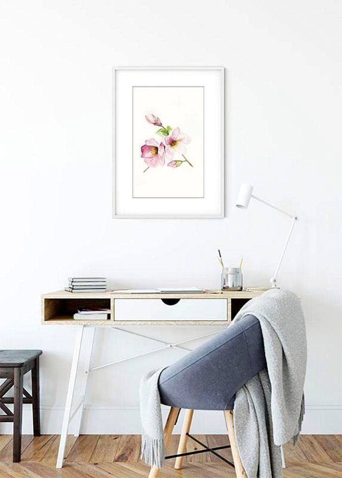 Komar Bild Magnolia Breathe, Blumen (1 St), Wandbild zur Dekoration - ohne Rahmen