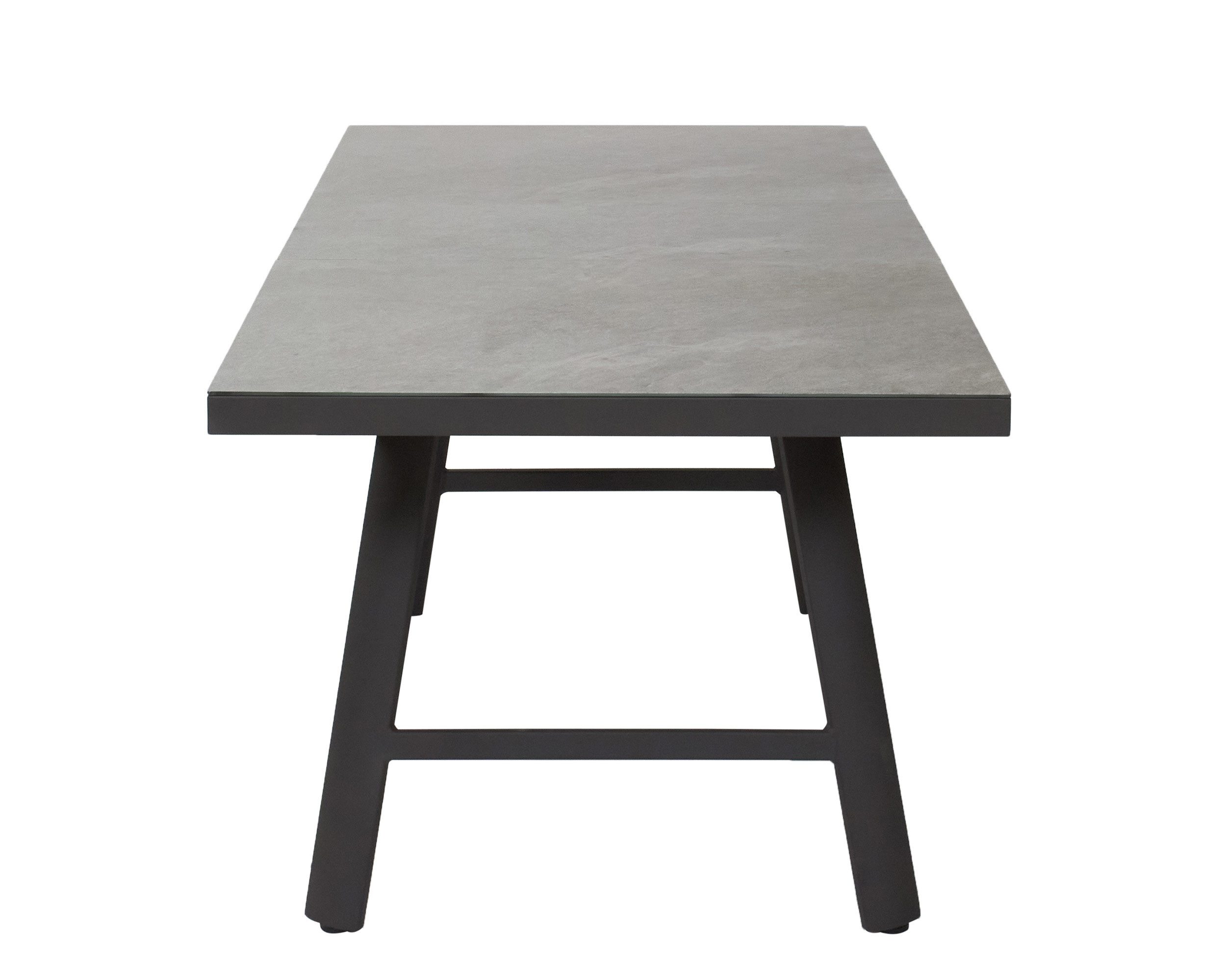 LC Garden Gartentisch »Bondino« Dining Ausziehtisch H-Fuß anthrazit 160/210x90x77,5cm