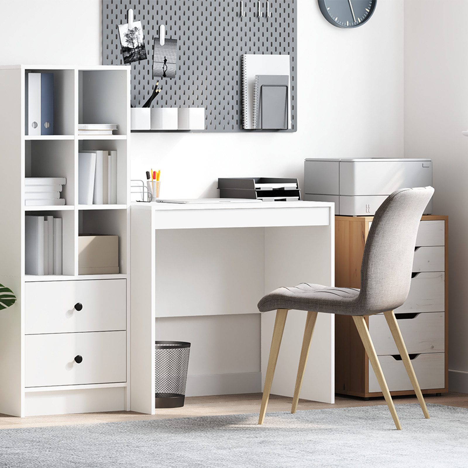 vidaXL Schreibtisch Schreibtisch Weiß 80x50x76 cm günstig online kaufen